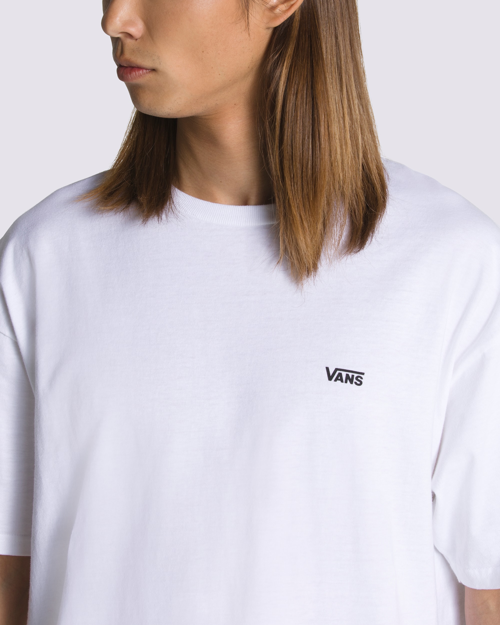 Left Chest Logo T-Shirt in White / Black | Vans