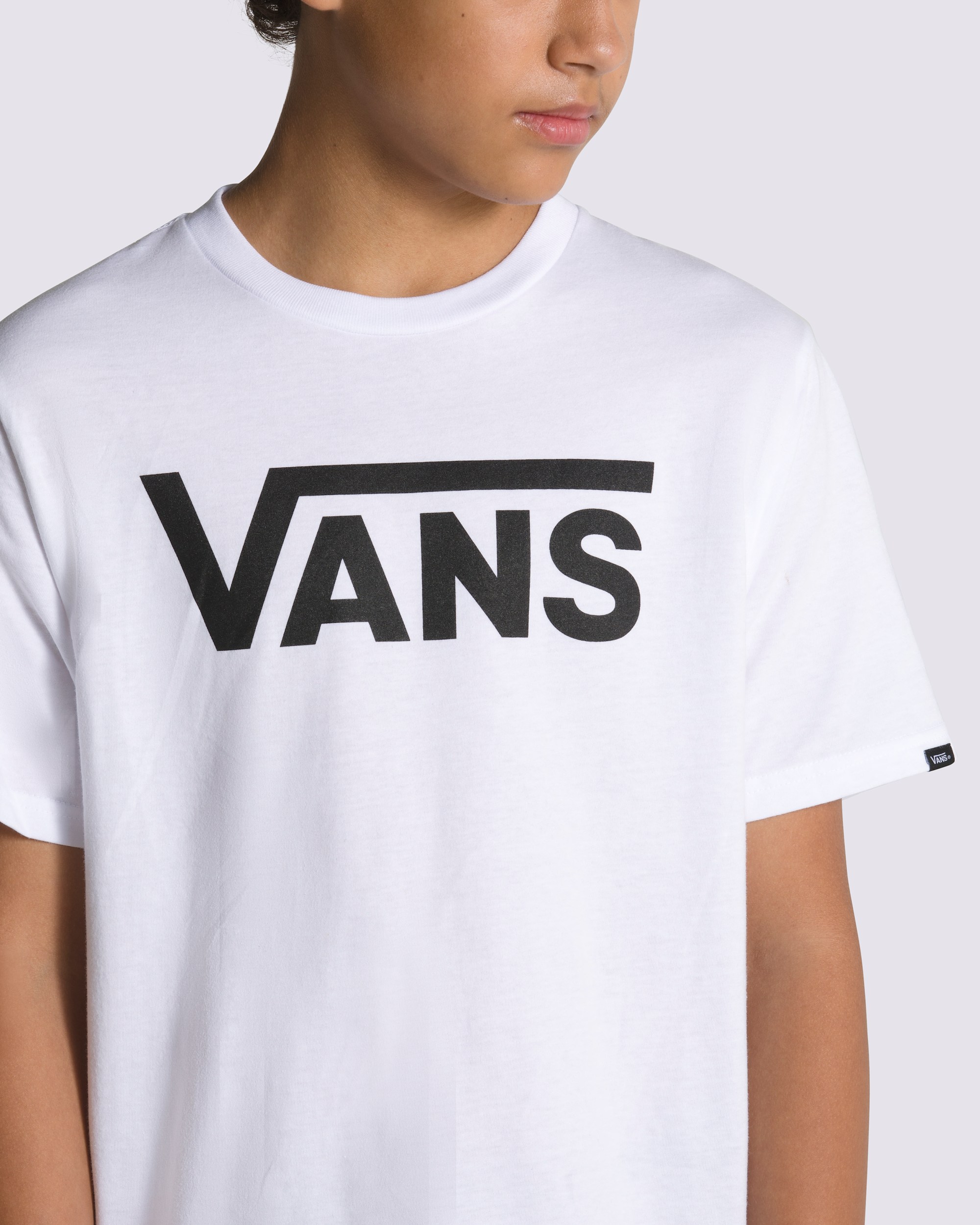 Kids Vans Classic TShirt VANS White  Black ALT3