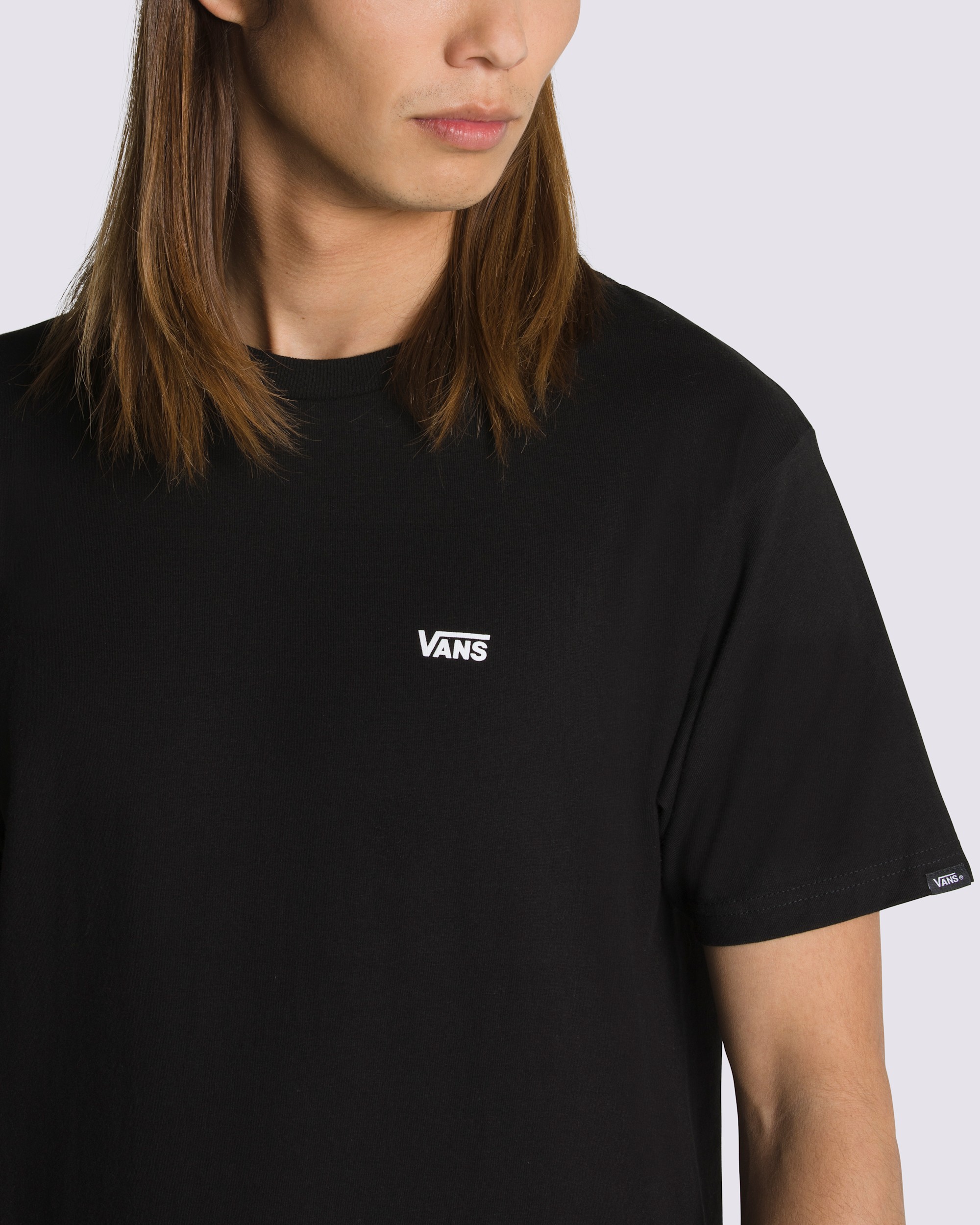 Left Chest Logo TShirt VANS Black ALT7