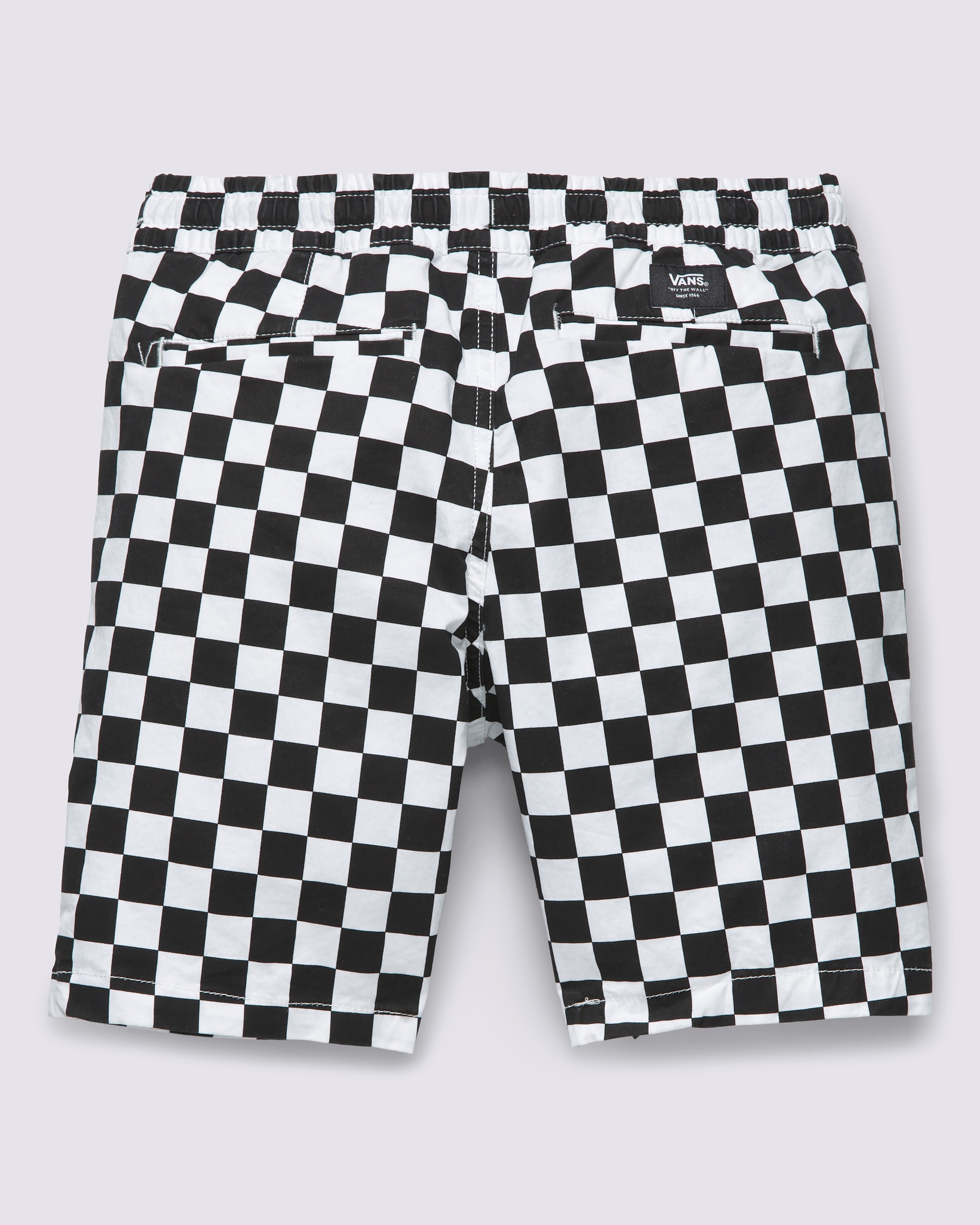 Kids Range Elastic Waist Shorts VANS Black  White ALT5