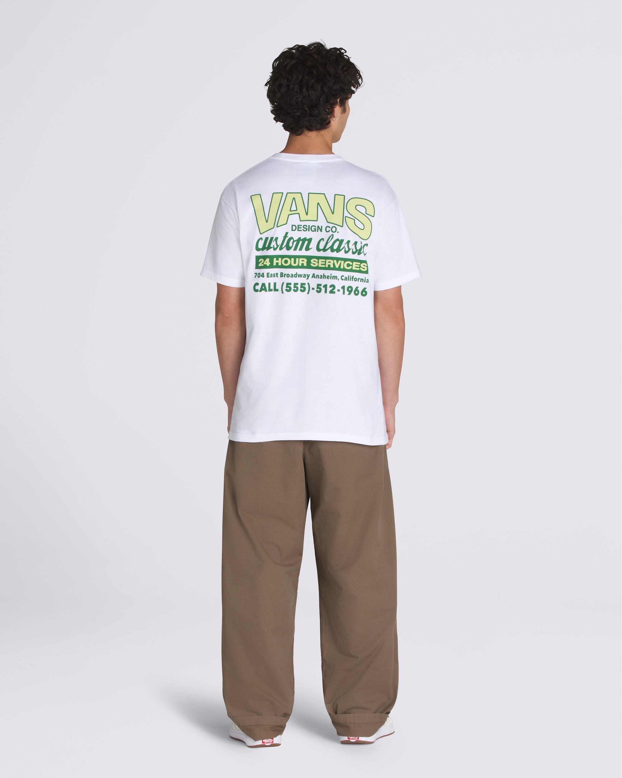 Range Baggy Tapered Elastic Pants VANS Canteen Brown ALT2