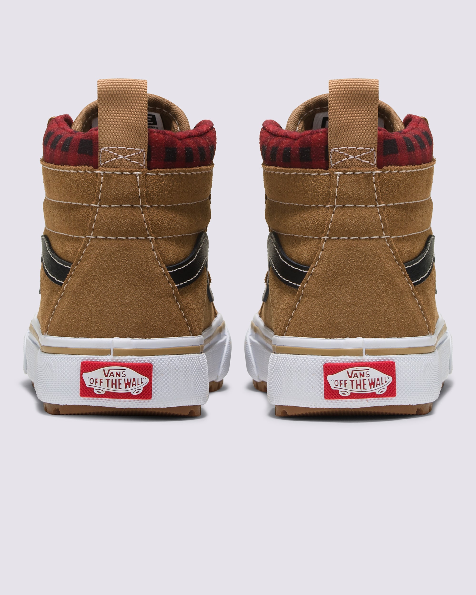 Little Kids Sk8Hi Insulated Shoe VANS Plaid Brown  Black ALT3