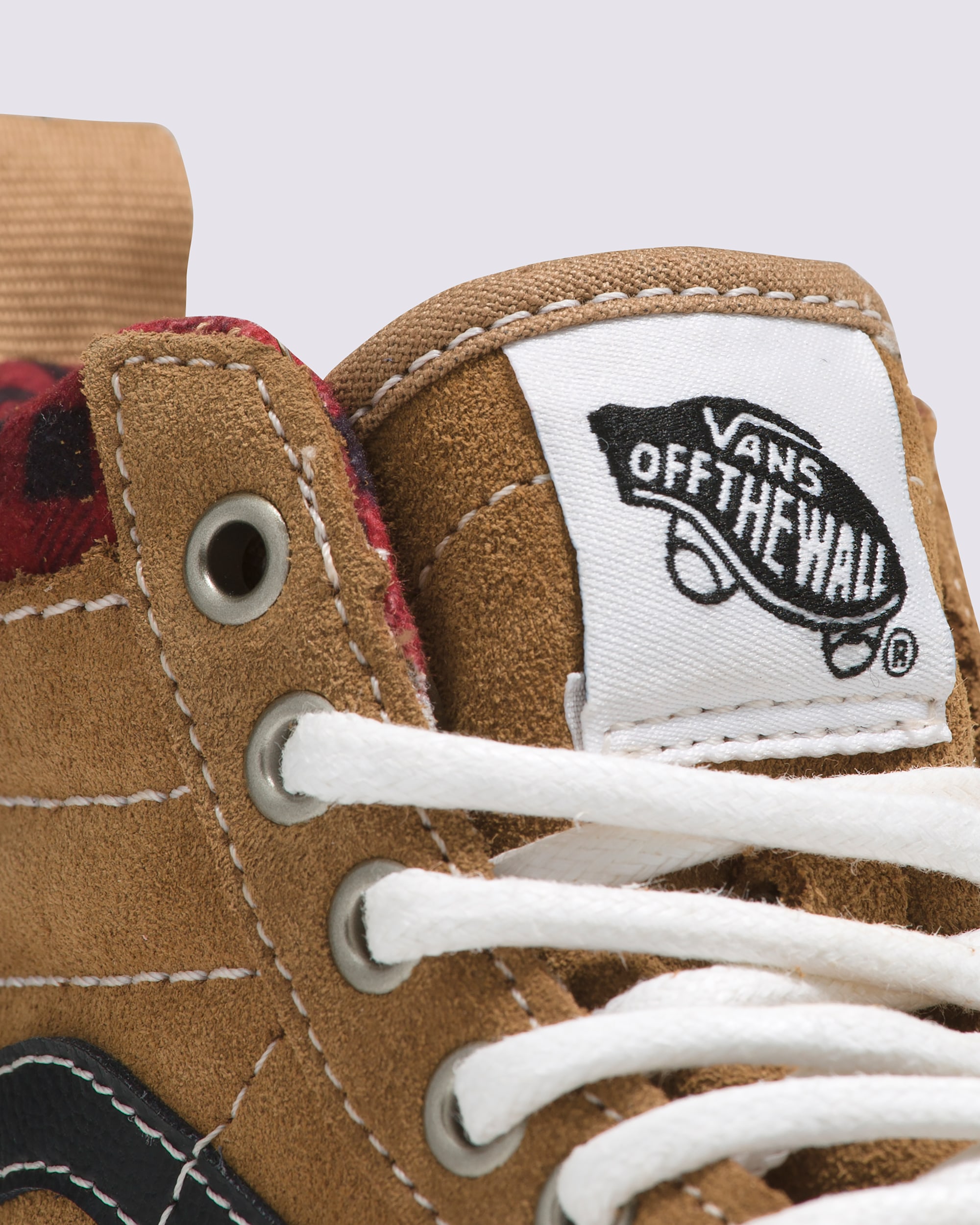 Little Kids Sk8Hi Insulated Shoe VANS Plaid Brown  Black ALT4
