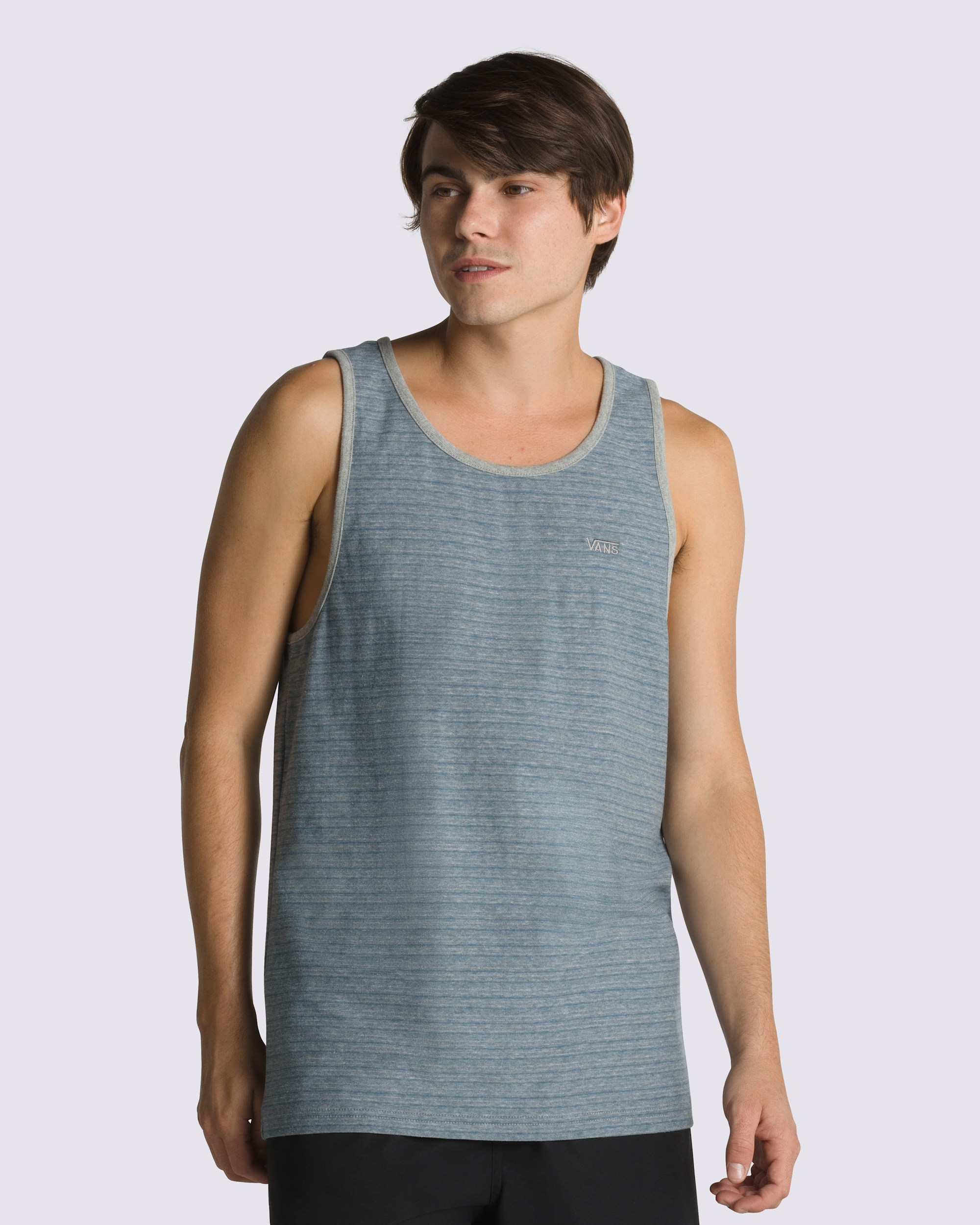 Balboa Tank Top VANS Teal Blue  Grey Heather HERO