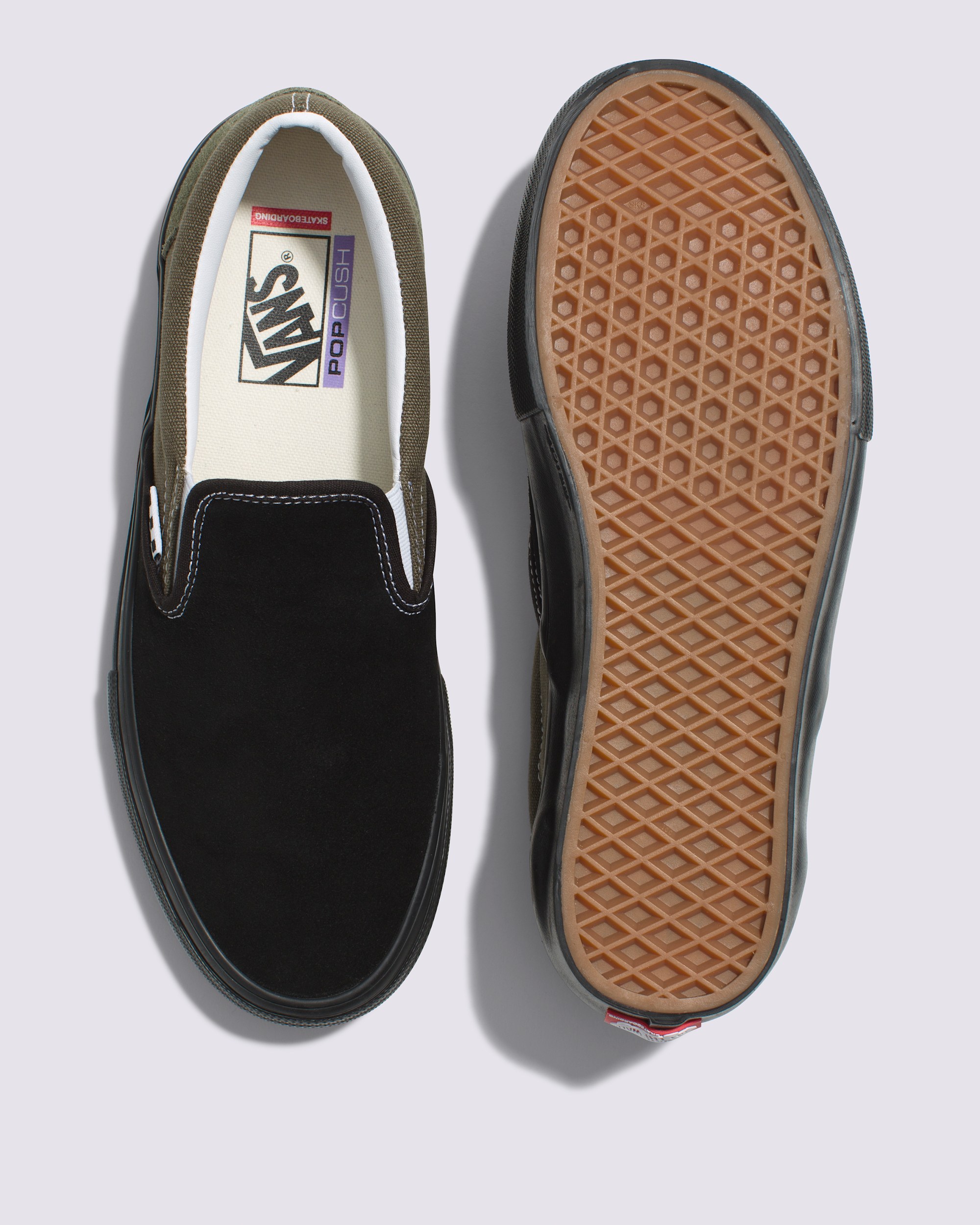 Skate SlipOn Shoe VANS Black  Grape Leaf ALT2