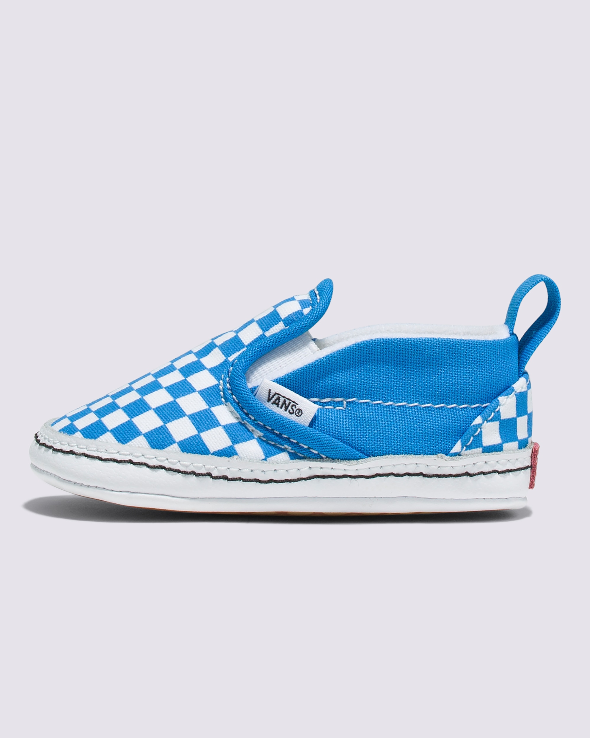 Infant Classic SlipOn V Crib Checkerboard Shoe VANS Checkerboard Brilliant Blue HERO