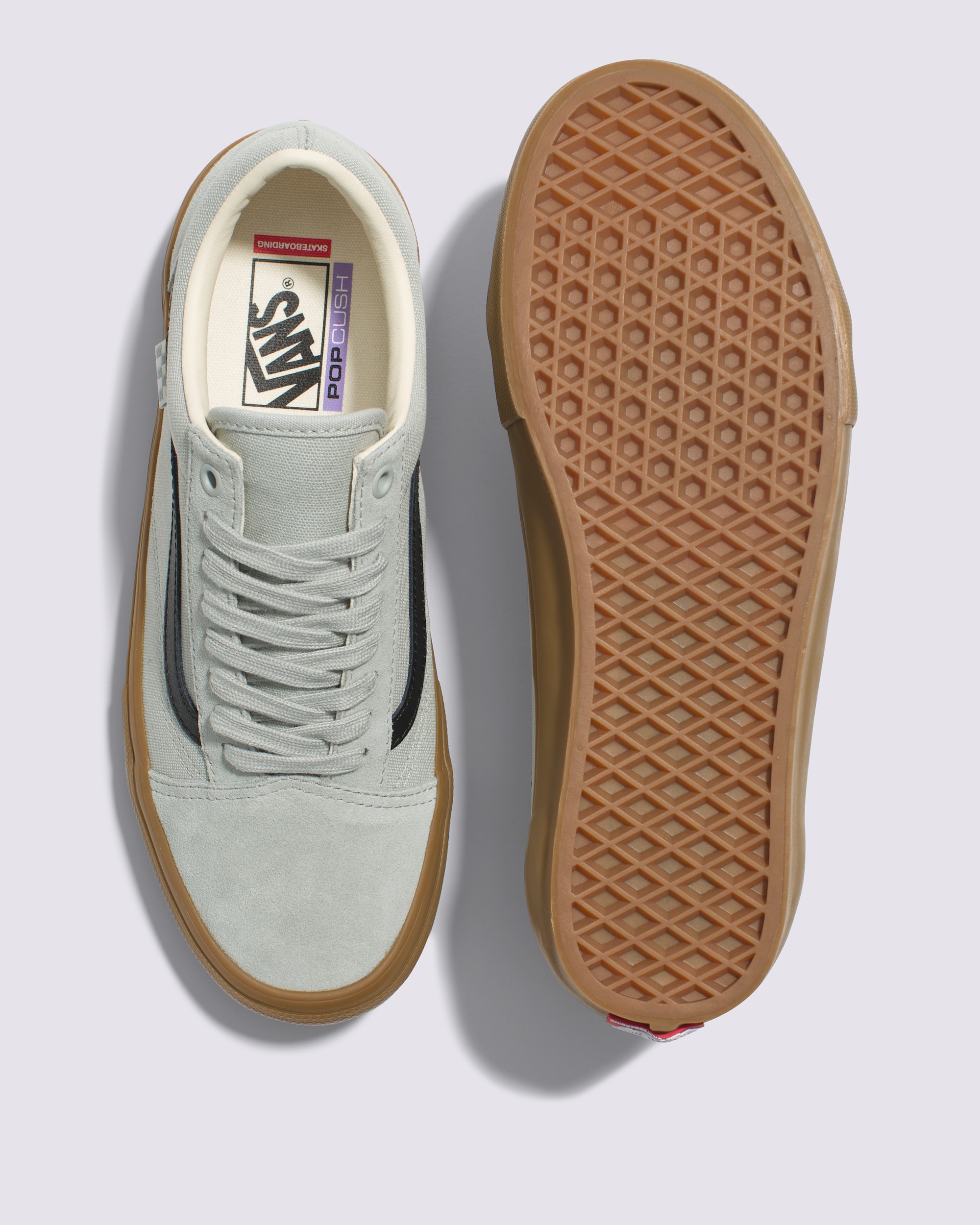 Skate Old Skool Shoe VANS Grey  Gum ALT2