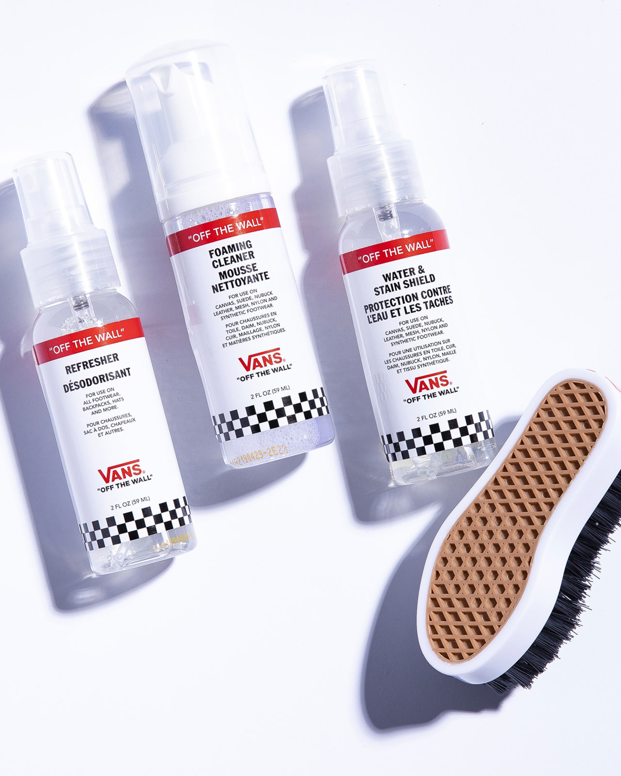 Vans Shoe Care Travel Kit VANS White HERO