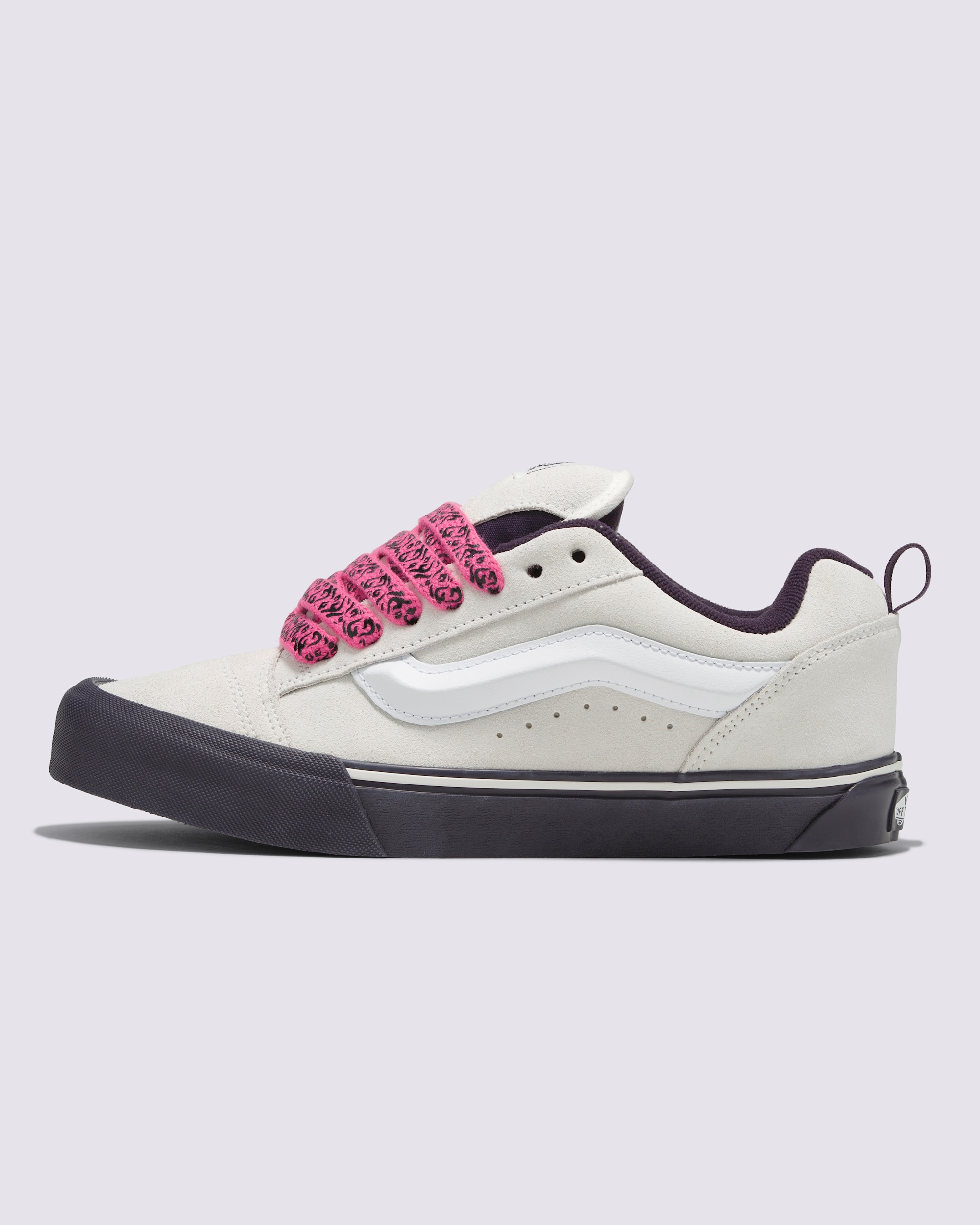 Knu Skool Shoe VANS White  Pink HERO