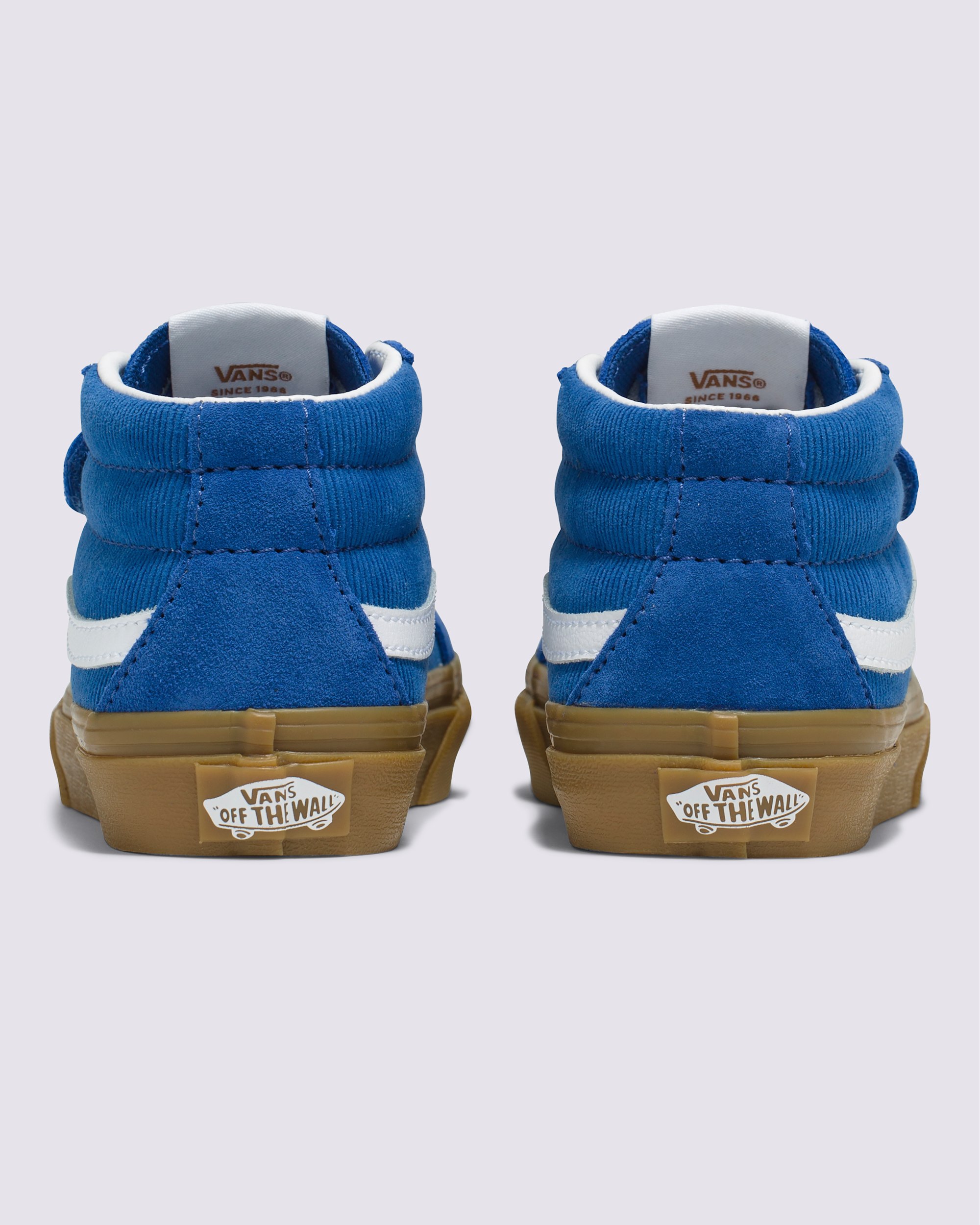 Little Kids Sk8Mid Reissue V Corduroy Shoe VANS Blue  Gum ALT3