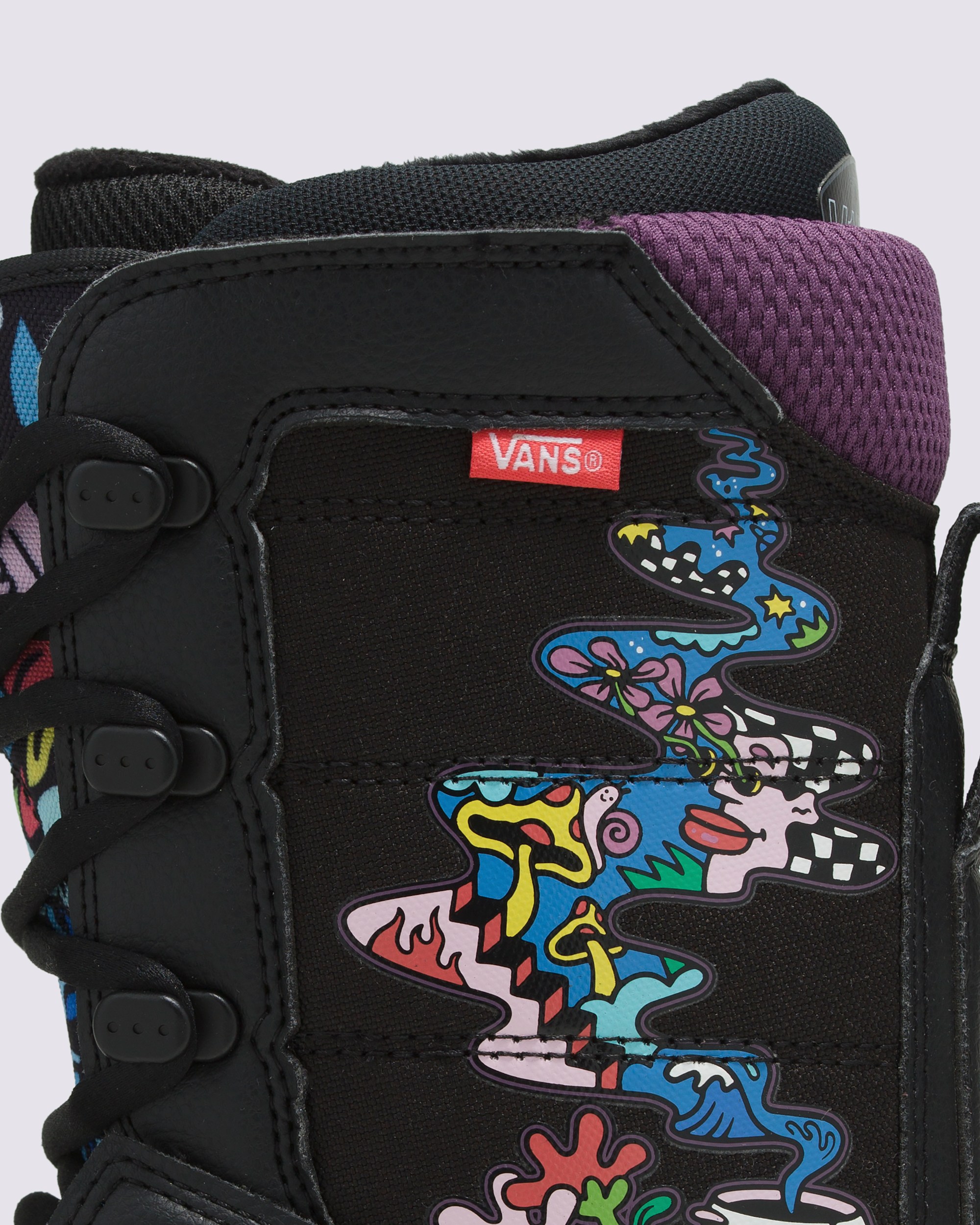 Hannah Womens Hi-Standard OG X Hannah Eddy Snowboard Boot in Black | Vans