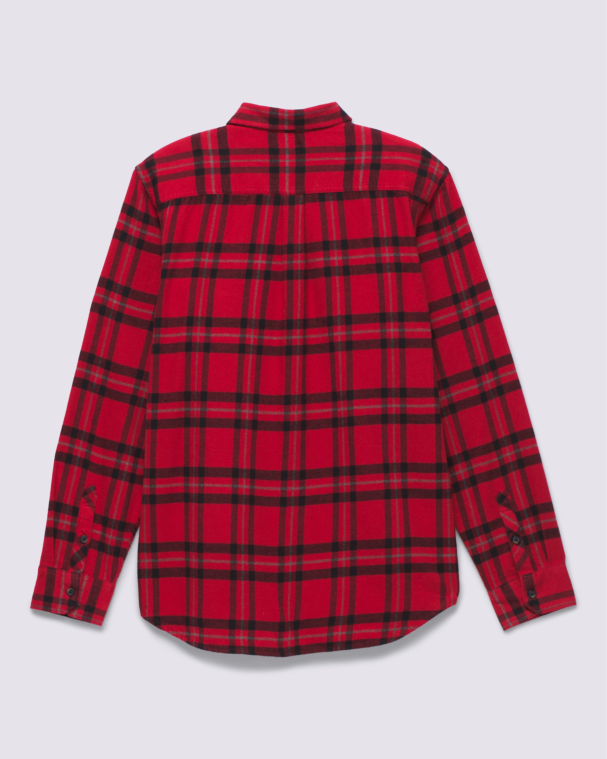 Westminster Button Up Long Sleeve Shirt VANS Chili Pepper Red  Black ALT5