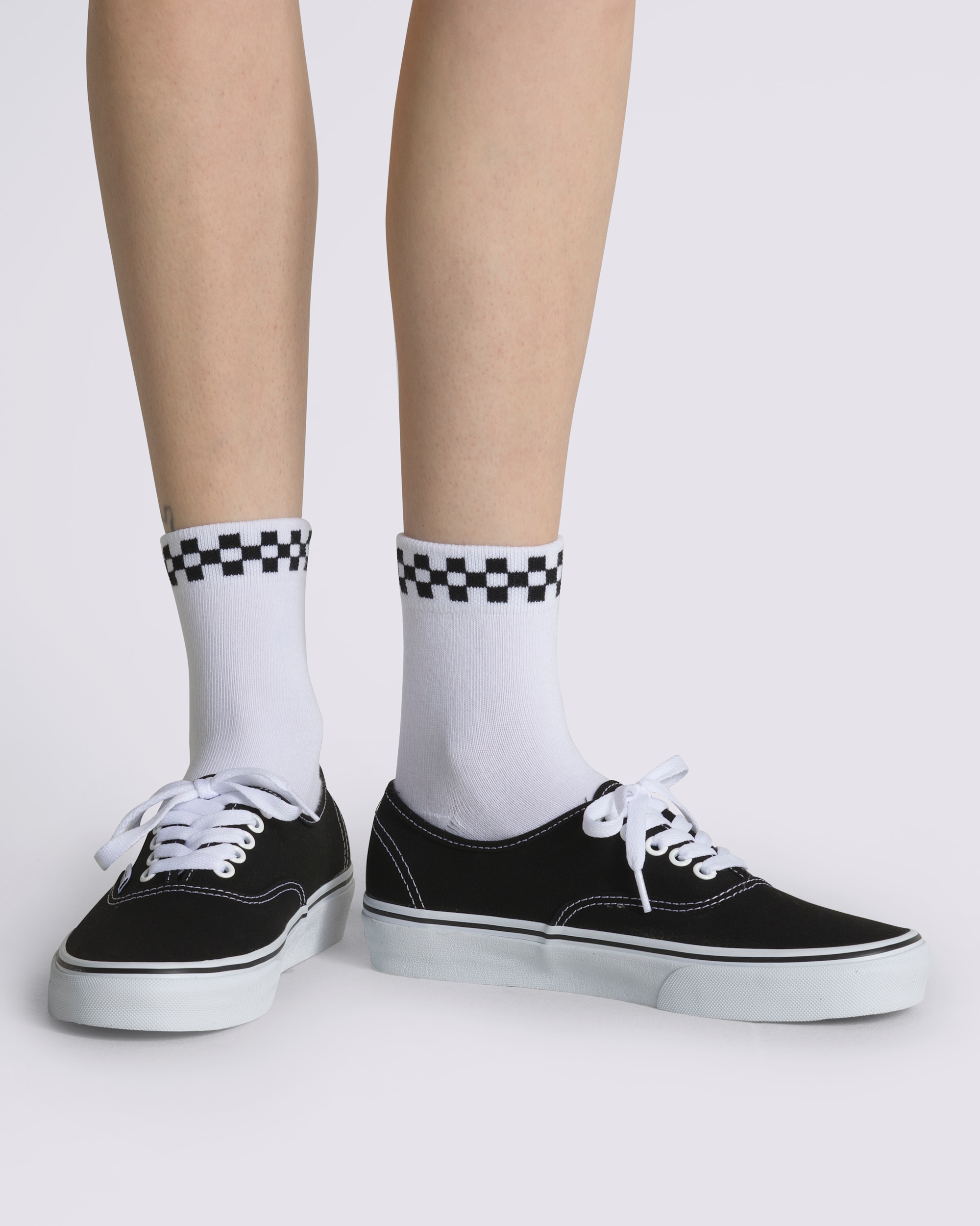 Kids PeekACheck Socks VANS White  Black ALT1