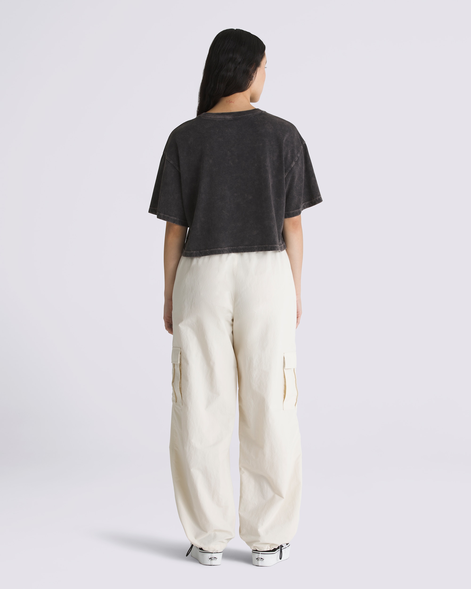 Riley Cargo Parachute Pants VANS Turtledove White ALT2