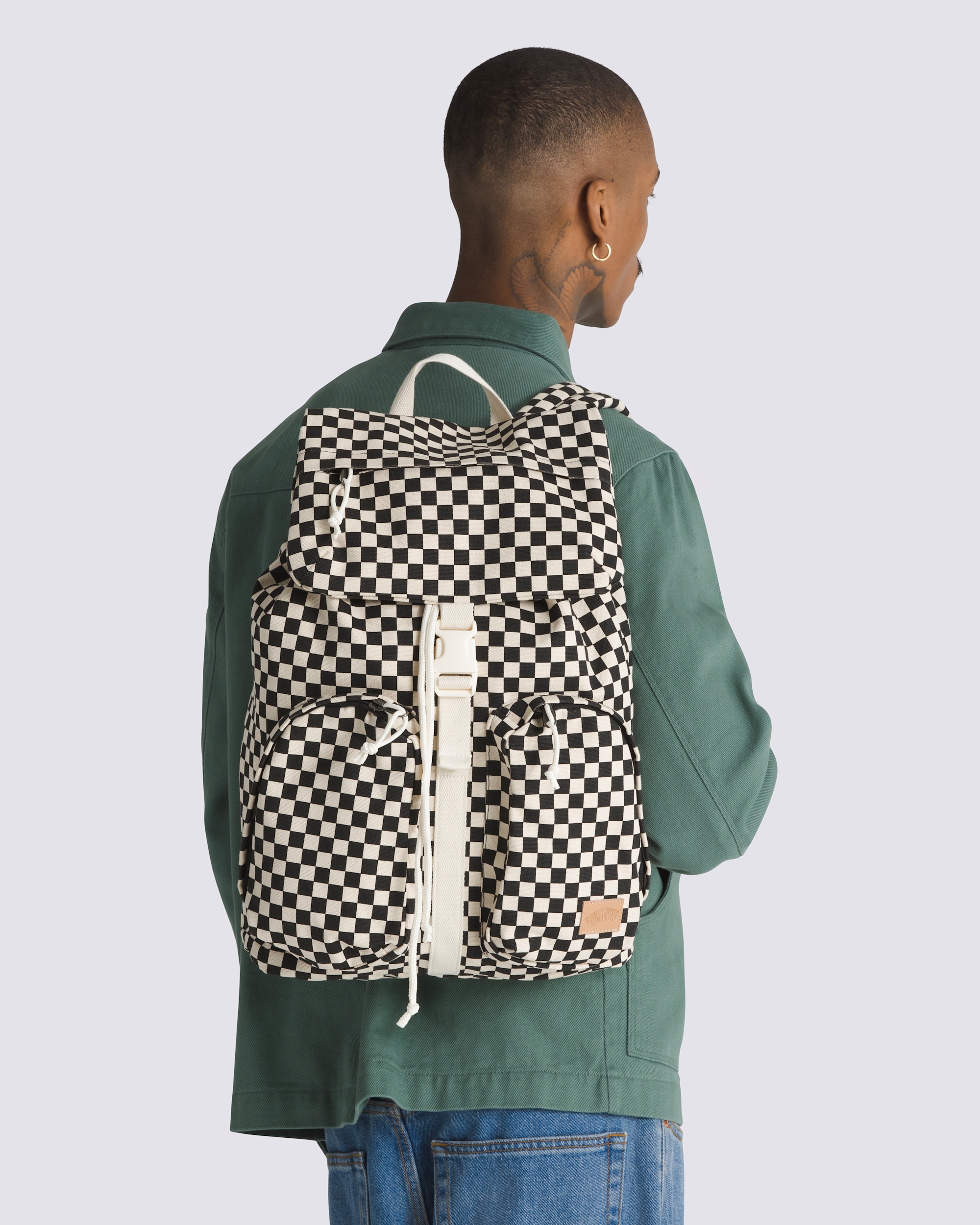 Field Trippin Rucksack Checkerboard Backpack VANS Checkerboard Black  White ALT1