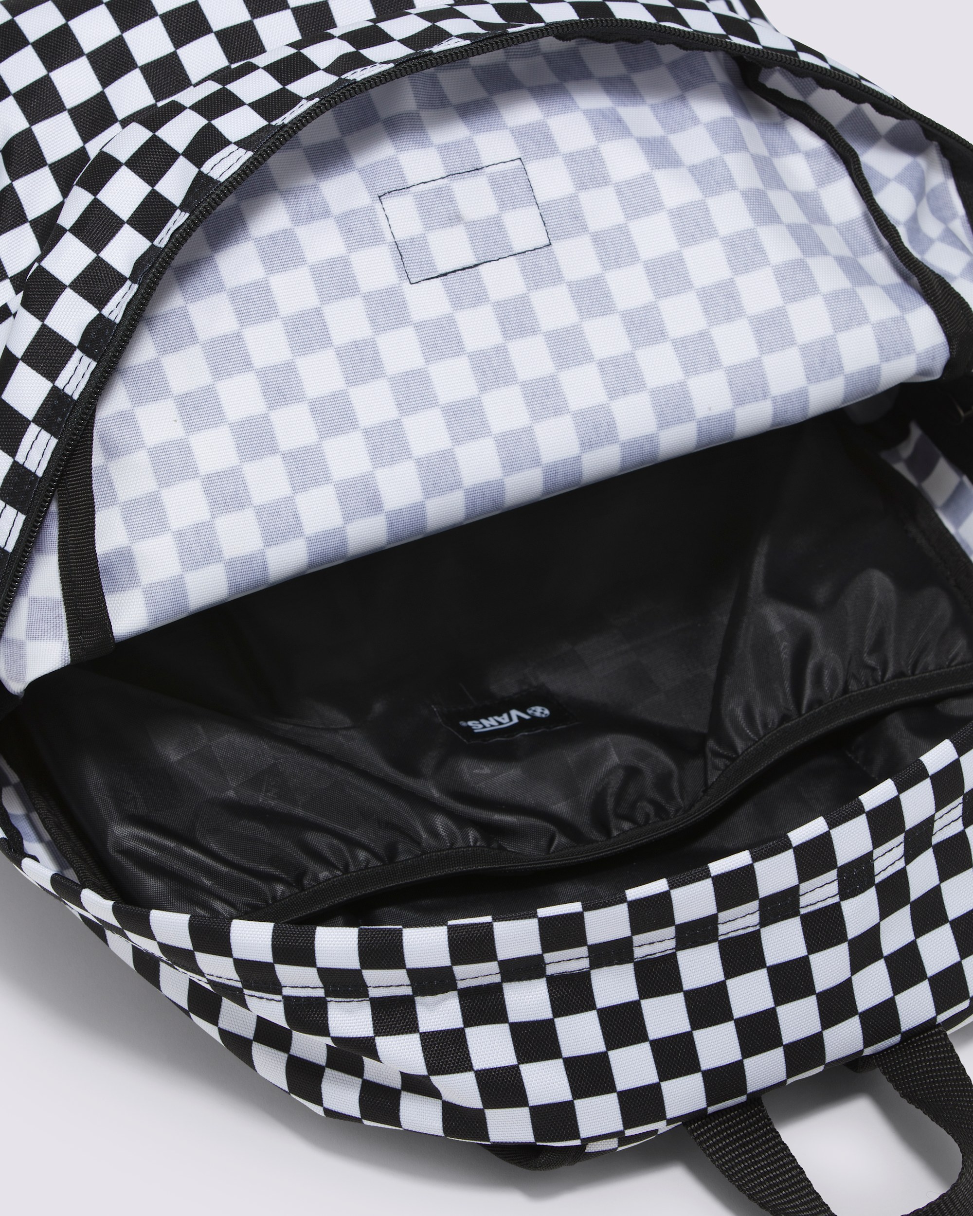 Old Skool Checkerboard Backpack VANS Checkerboard Black  White ALT5