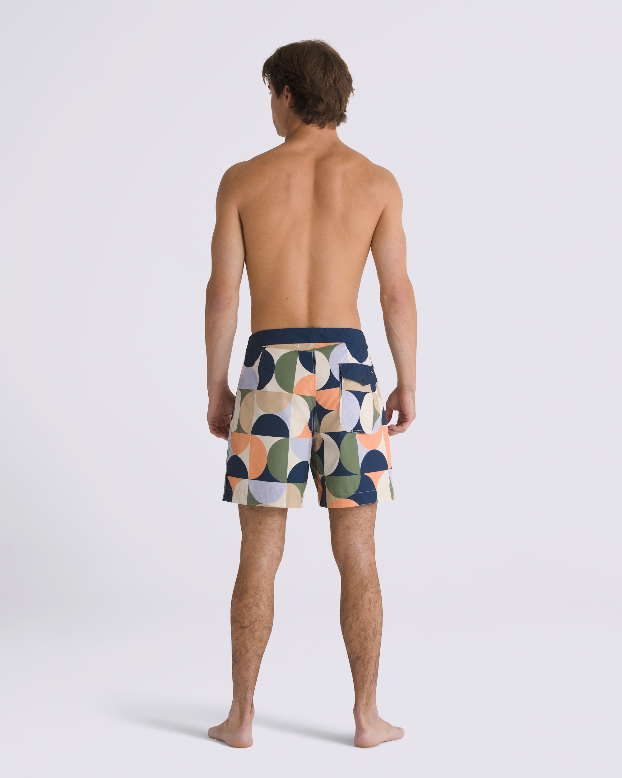 Everride Printed 17 Boardshorts VANS Incense Brown  Blue ALT2