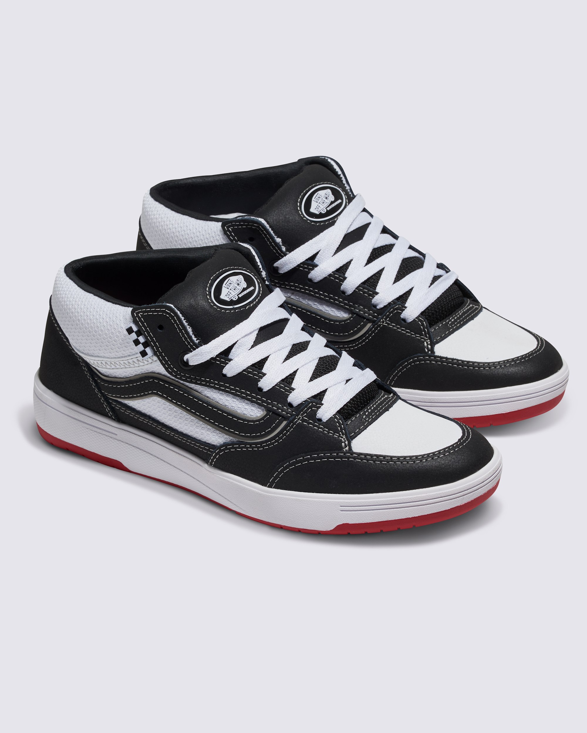 Zahba Mid Shoe en Black / White | Vans CA