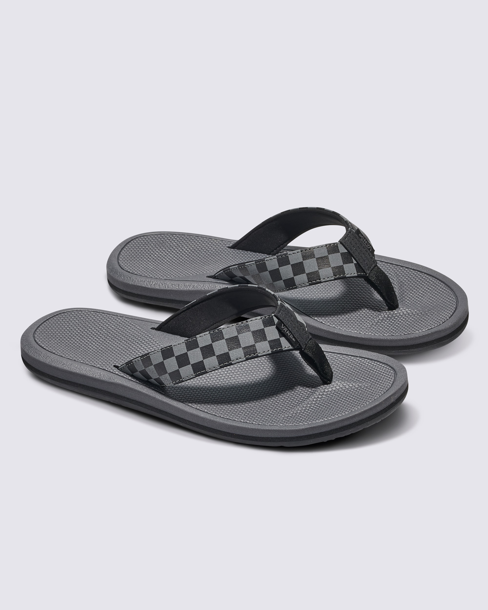 Nexpa Synthetic Checkerboard Sandal VANS Black  Pewter Grey ALT1