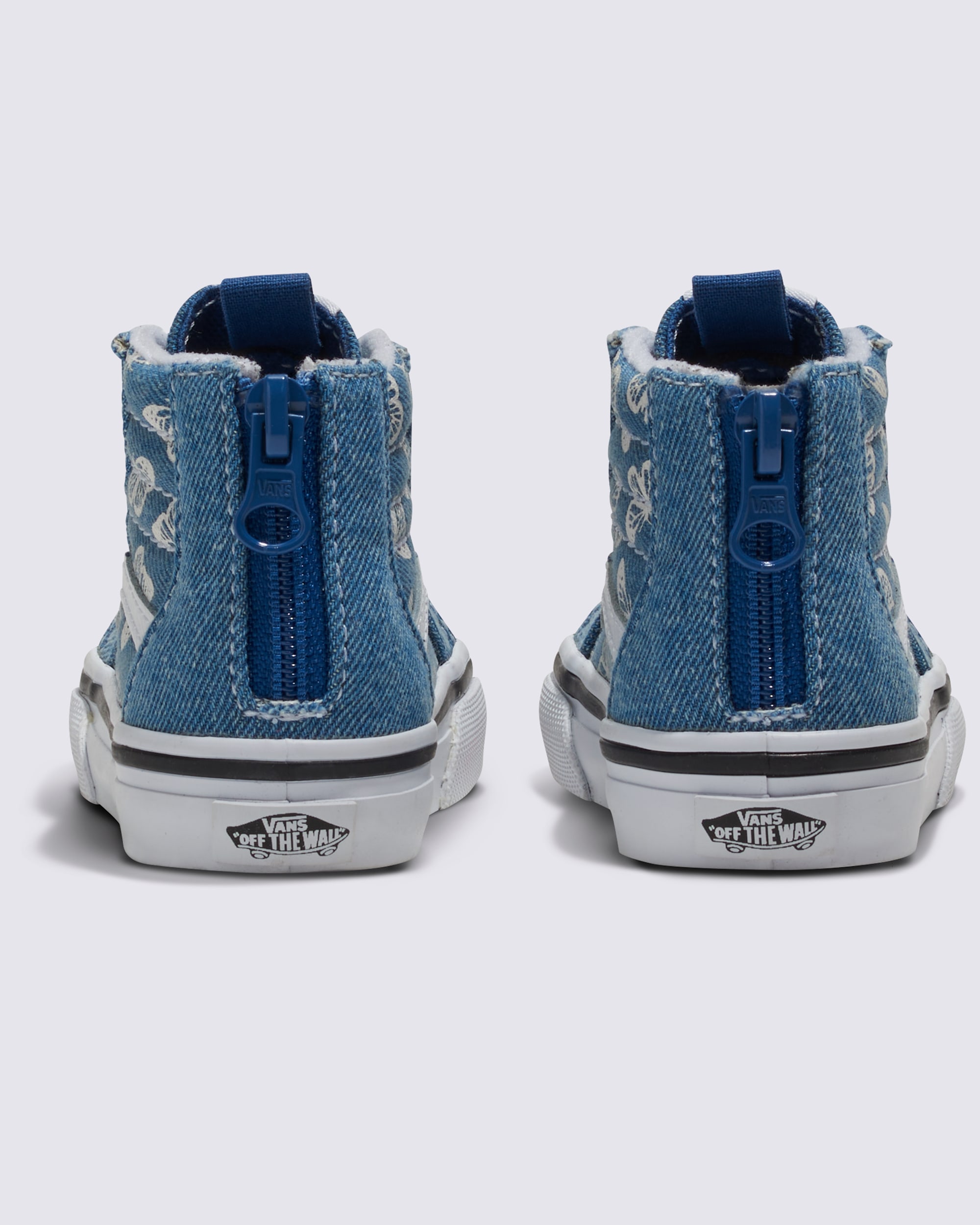 Toddler Sk8Hi Zip Denim Shoe VANS Blue ALT3