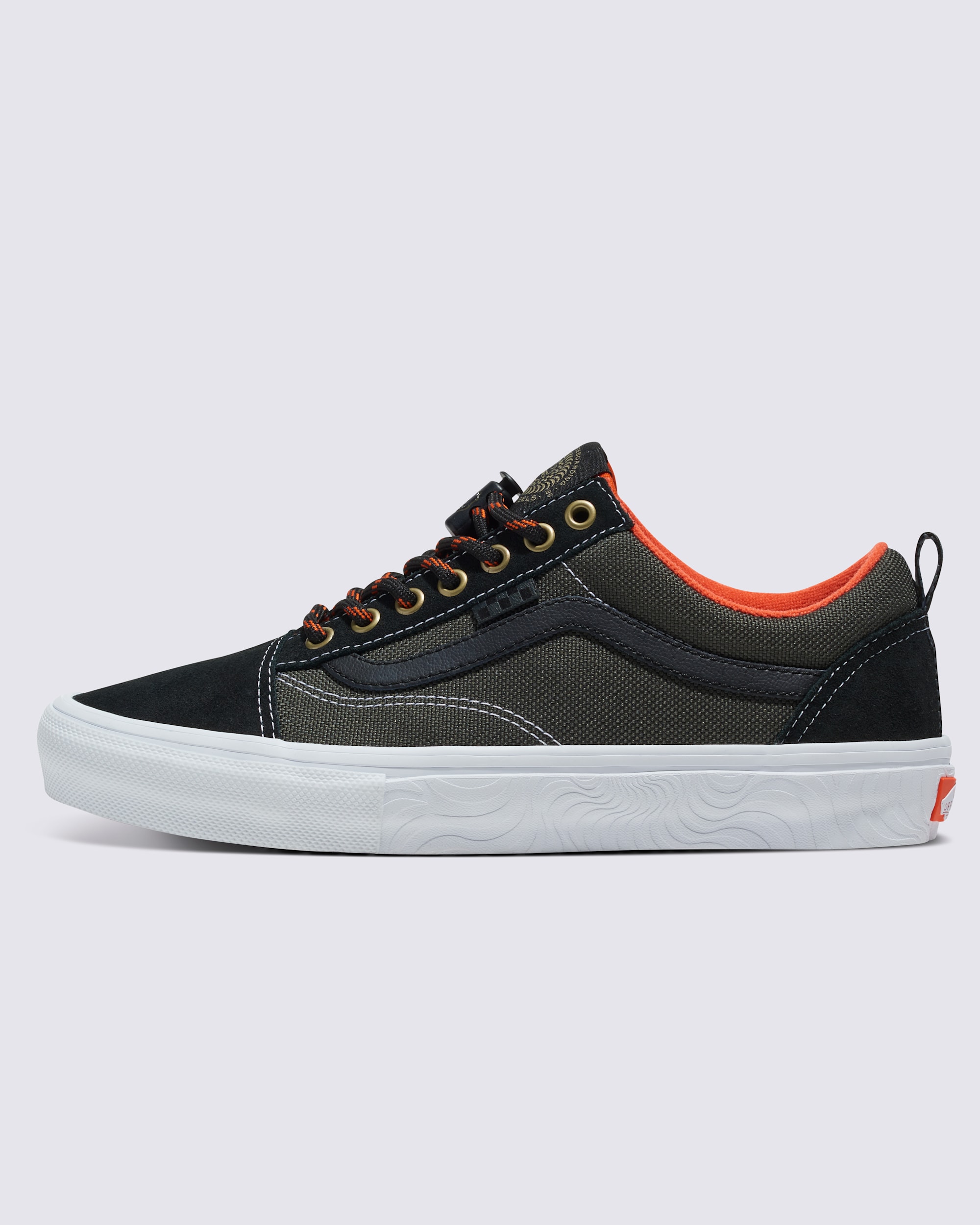 Vans X Spitfire Wheels Skate Old Skool Shoe VANS Black  Flame Orange HERO