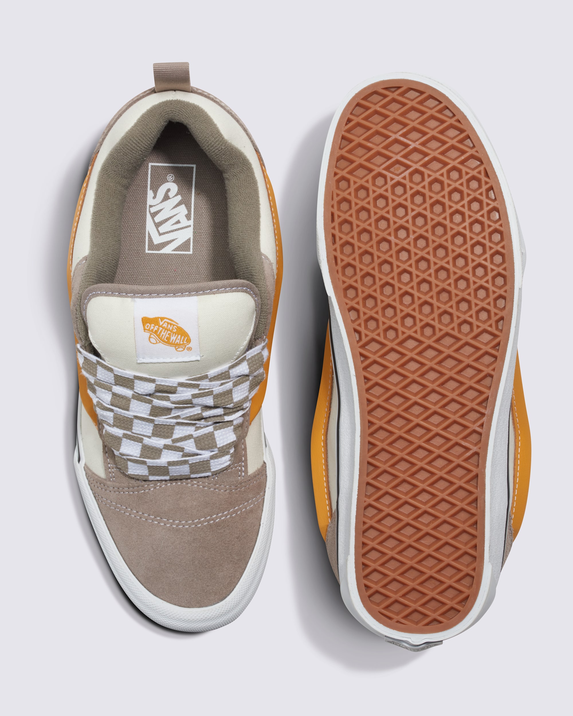 Knu Skool Shoe VANS Brown  Beige  Orange ALT2