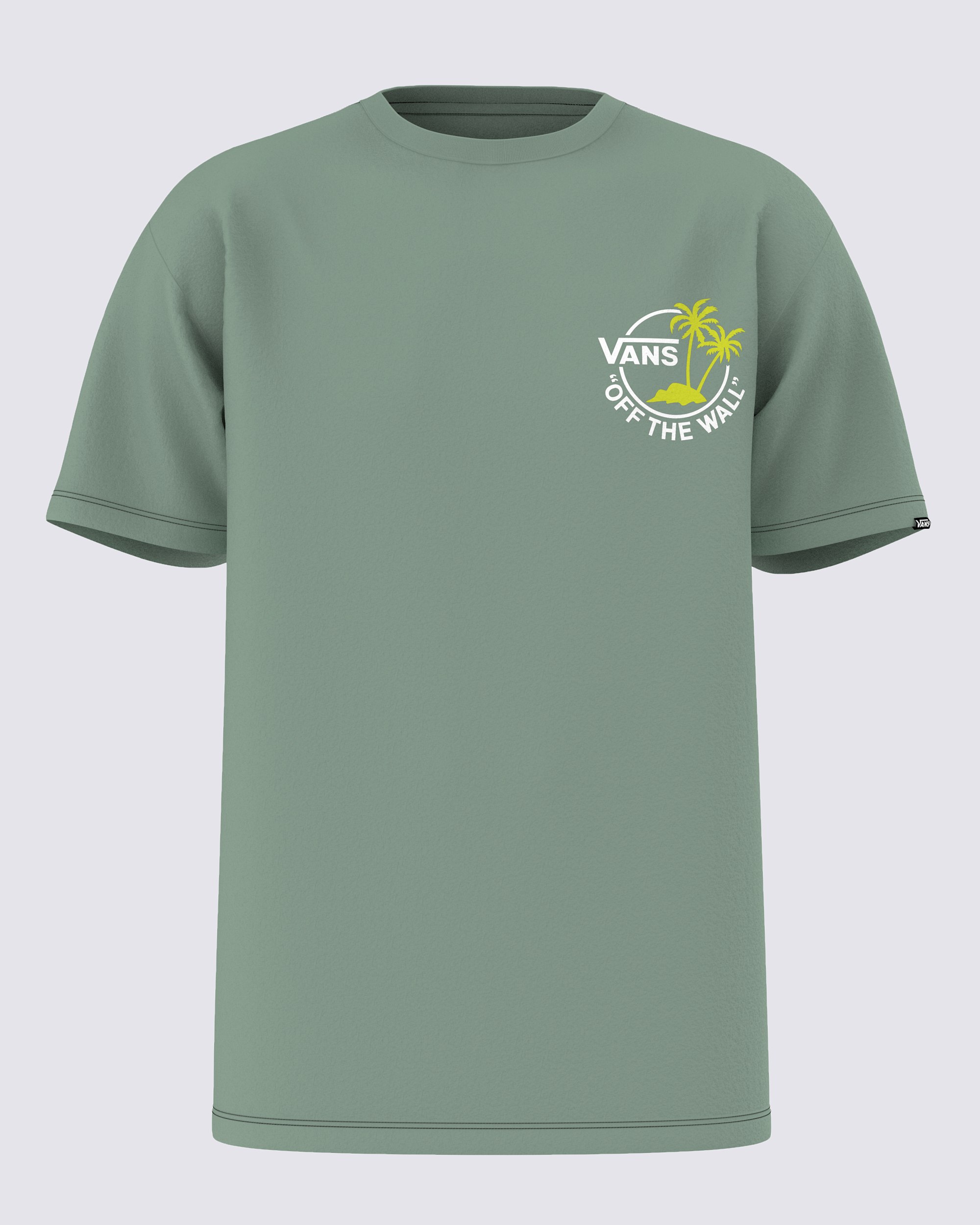 Classic Mini Dual Palm TShirt VANS Iceberg Green ALT1