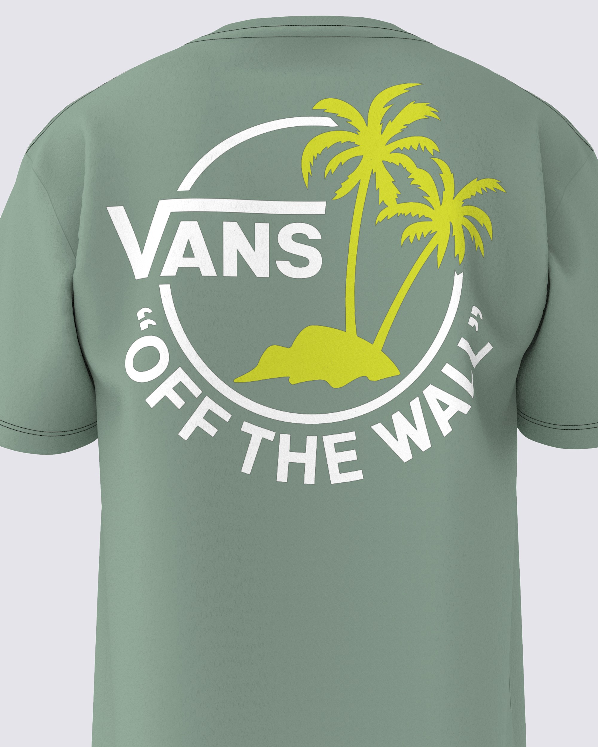 Classic Mini Dual Palm TShirt VANS Iceberg Green ALT2