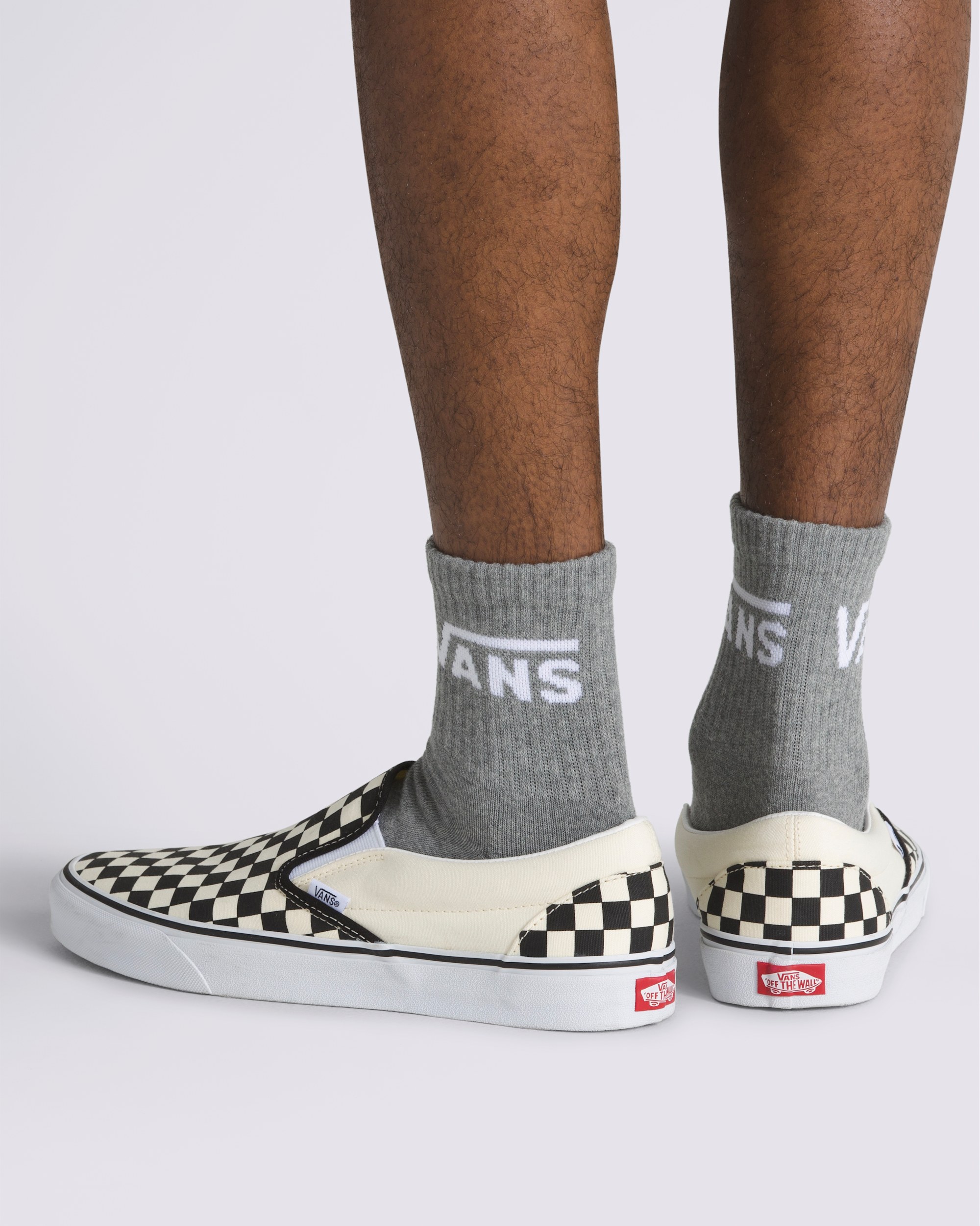 Classic Half Crew Socks 3Pack VANS Heather Grey ALT1