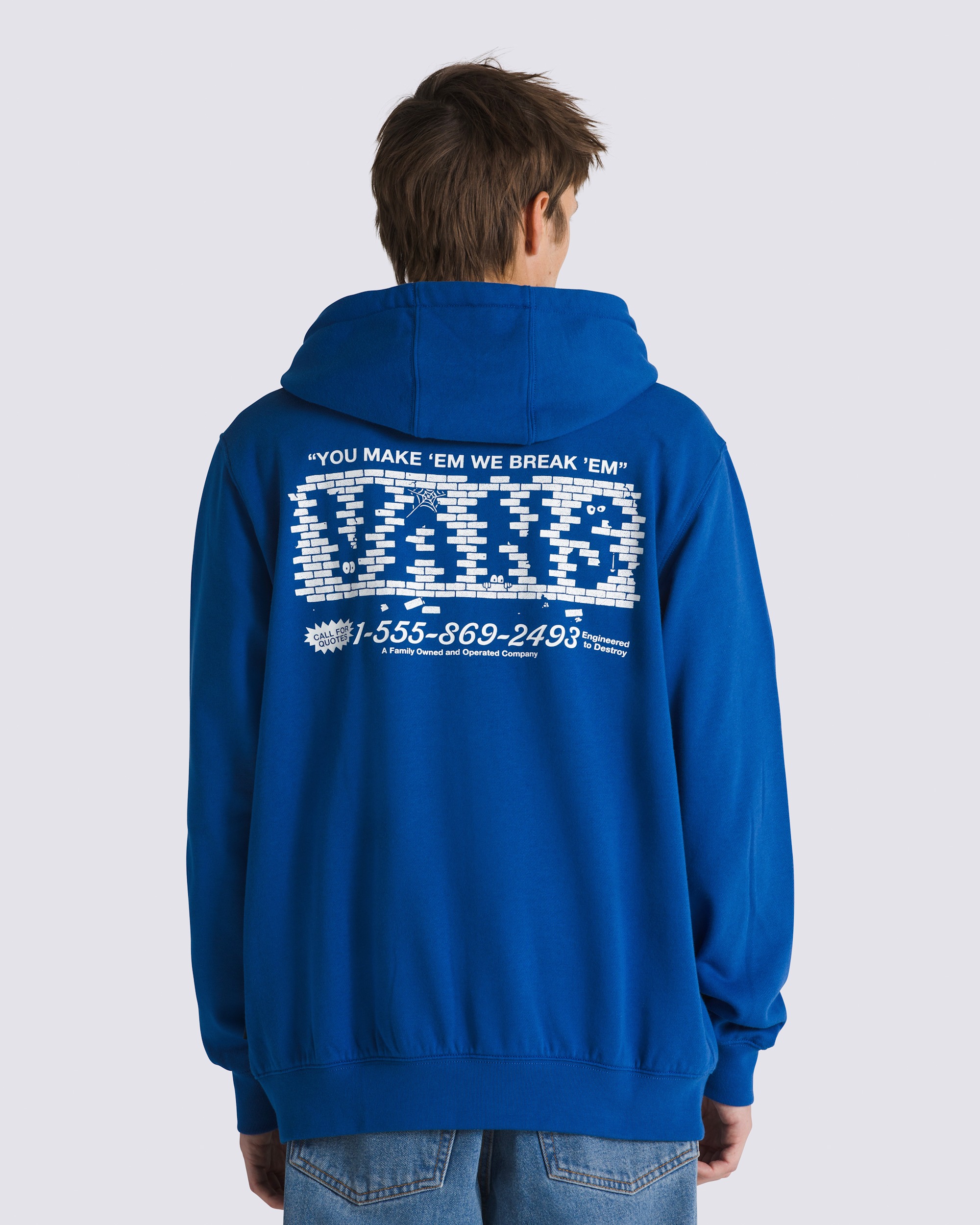 Break Made Full Zip Hoodie VANS True Blue HERO