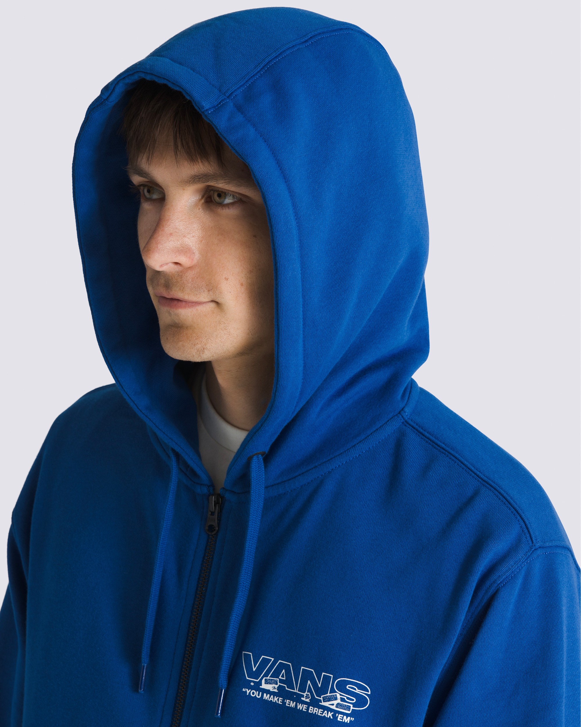 Break Made Full Zip Hoodie VANS True Blue ALT3