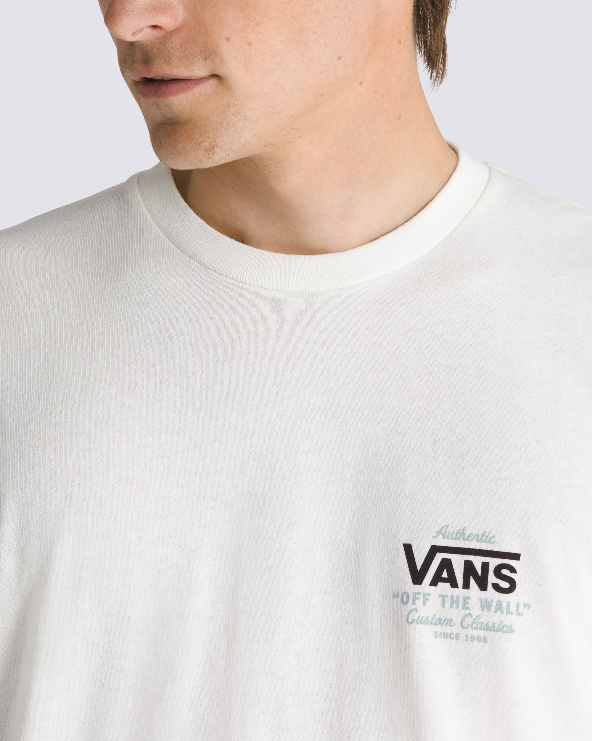 Holder St Classic TShirt VANS White  Mist Blue ALT3
