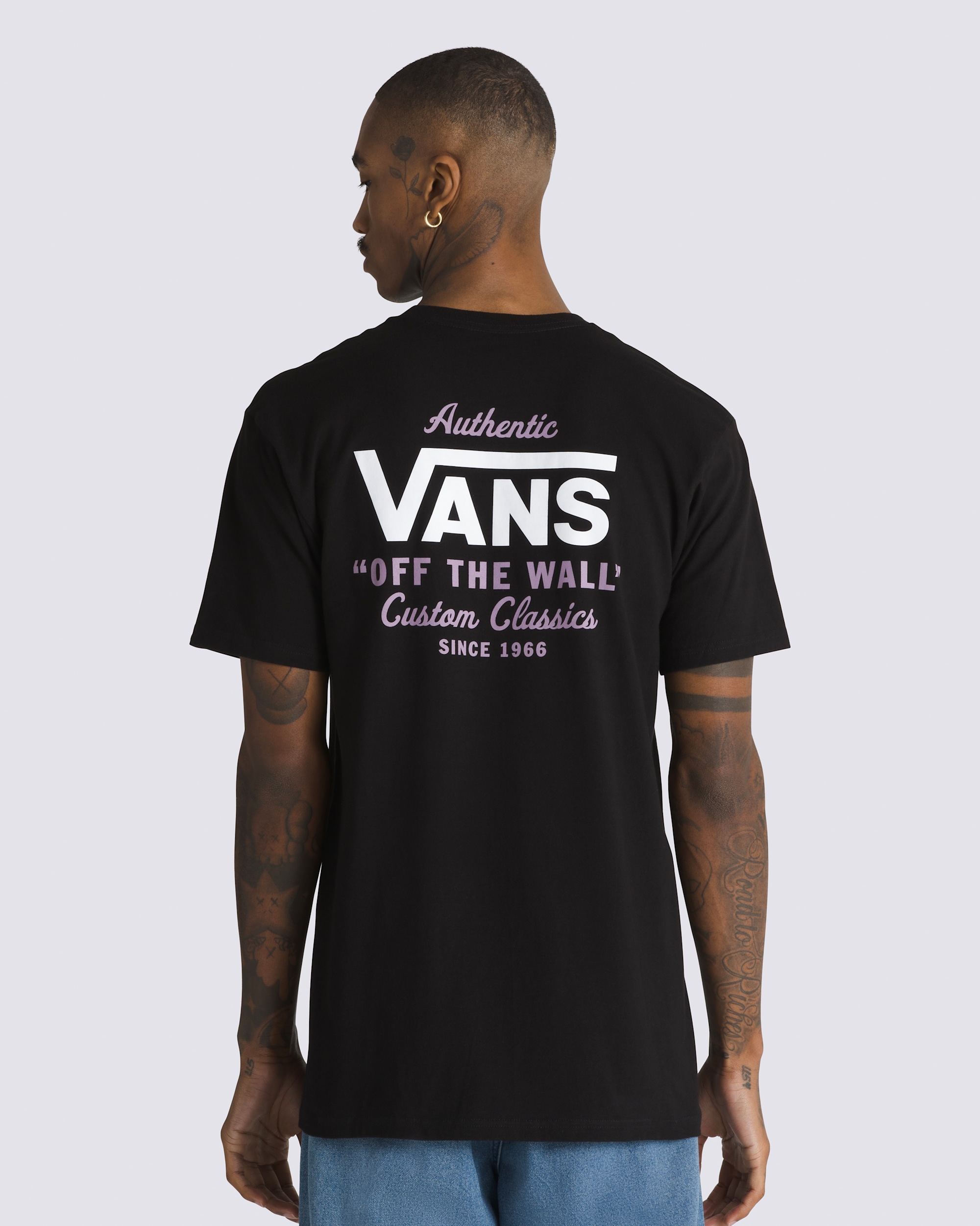 Holder St Classic TShirt VANS Black  Lavender Purple Mist HERO