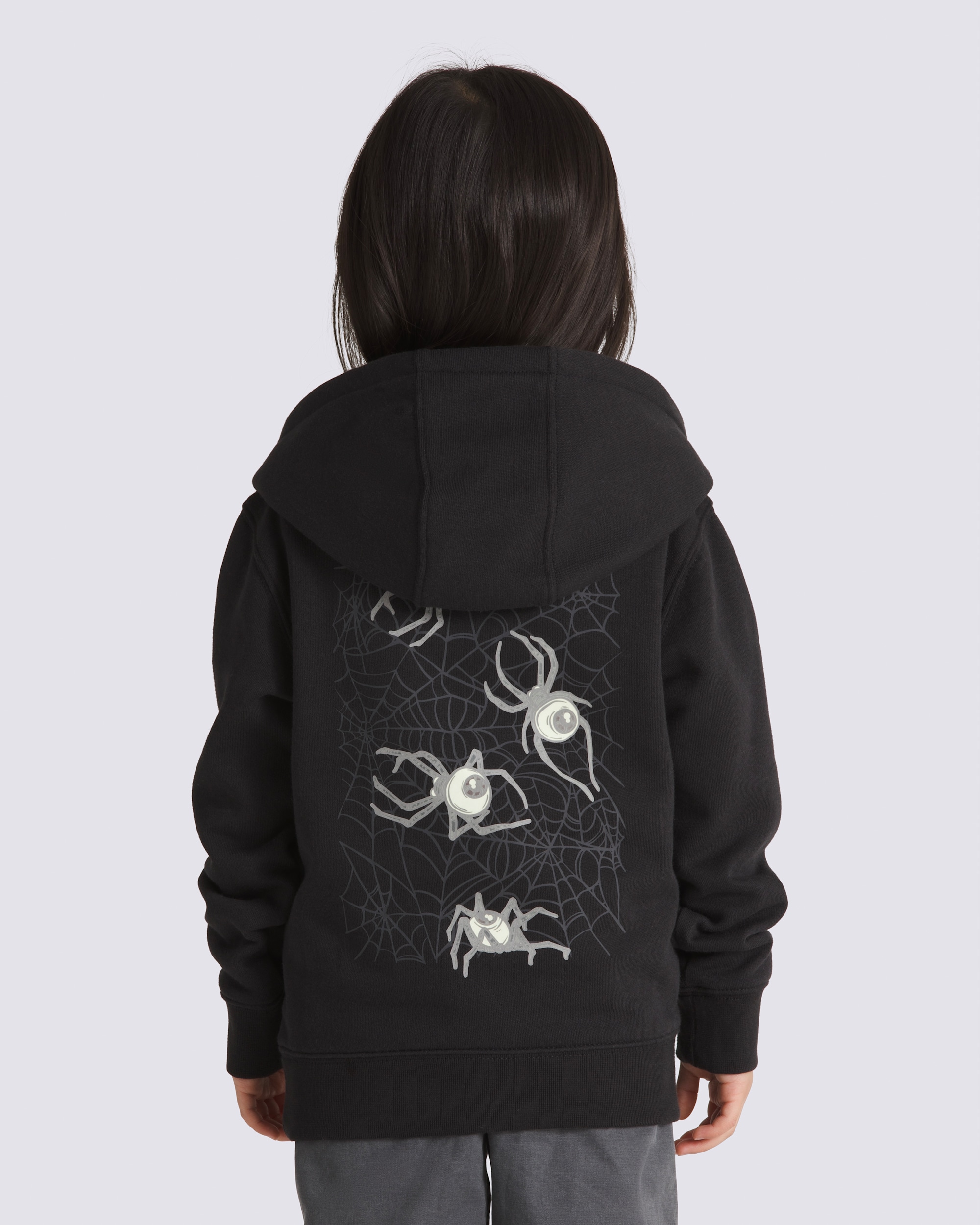 Little Kids Creepy Halloween Pullover Hoodie VANS Black HERO