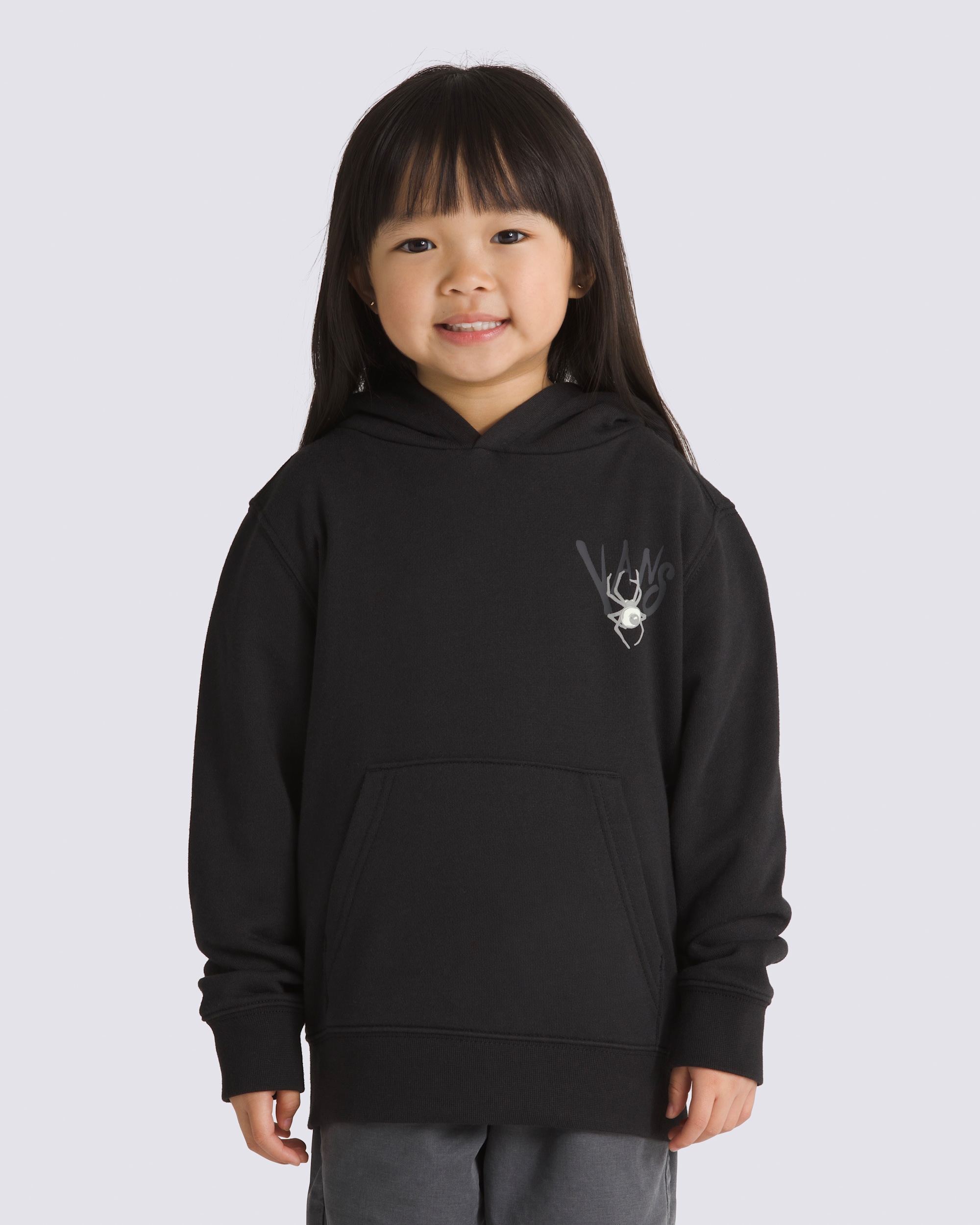 Little Kids Creepy Halloween Pullover Hoodie VANS Black ALT1