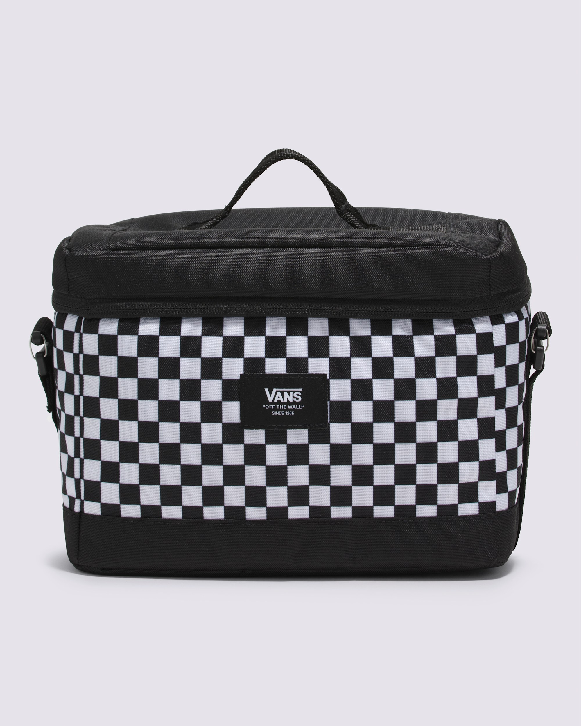 Old Skool Checkerboard Lunch Bag VANS Black  White HERO