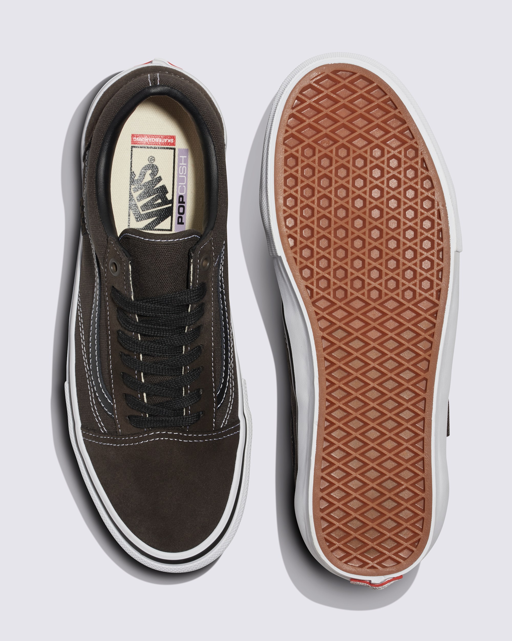 Skate Old Skool Shoe VANS Chocolate Brown ALT1