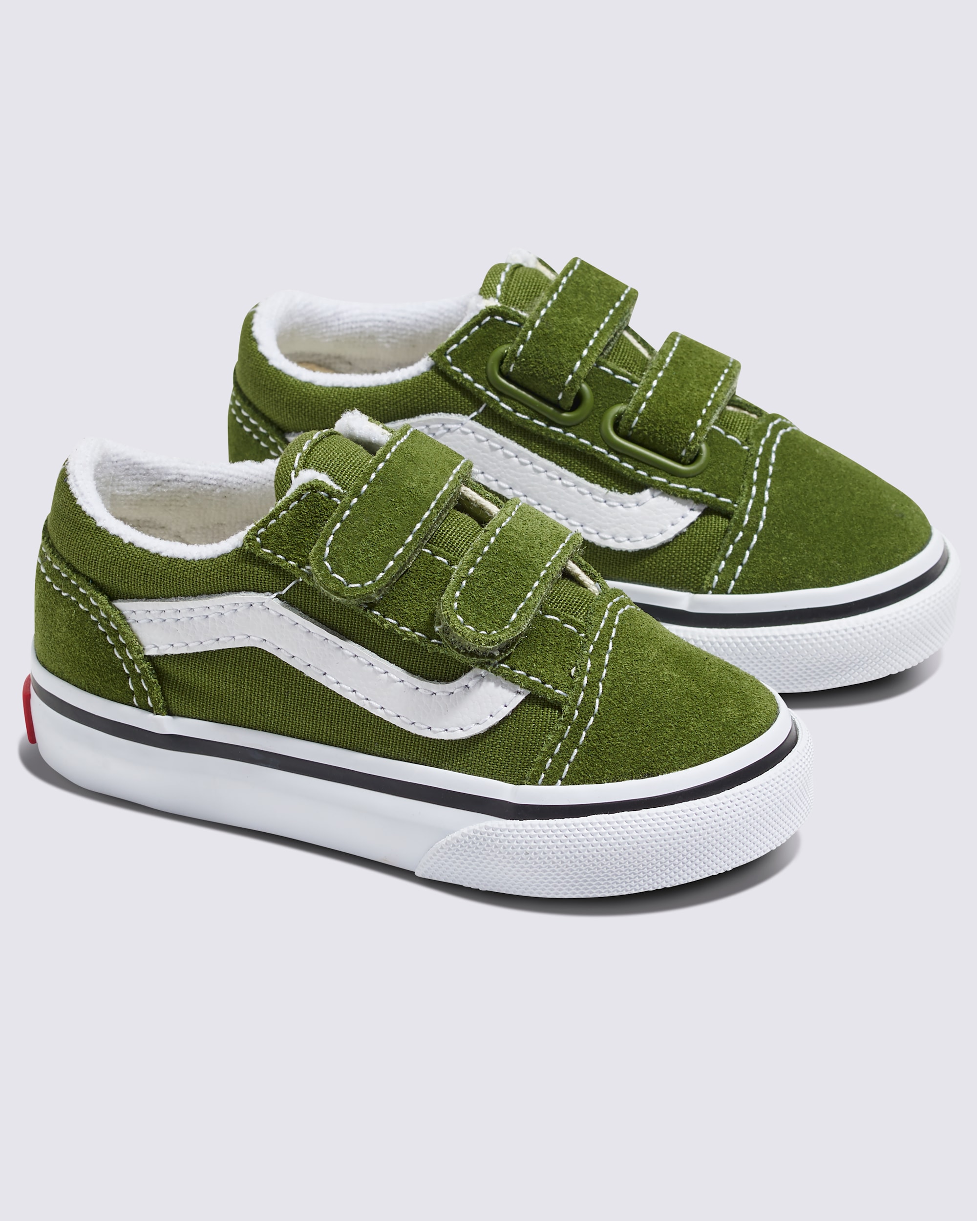 Toddler Old Skool V Shoe en Pesto Green | Vans CA