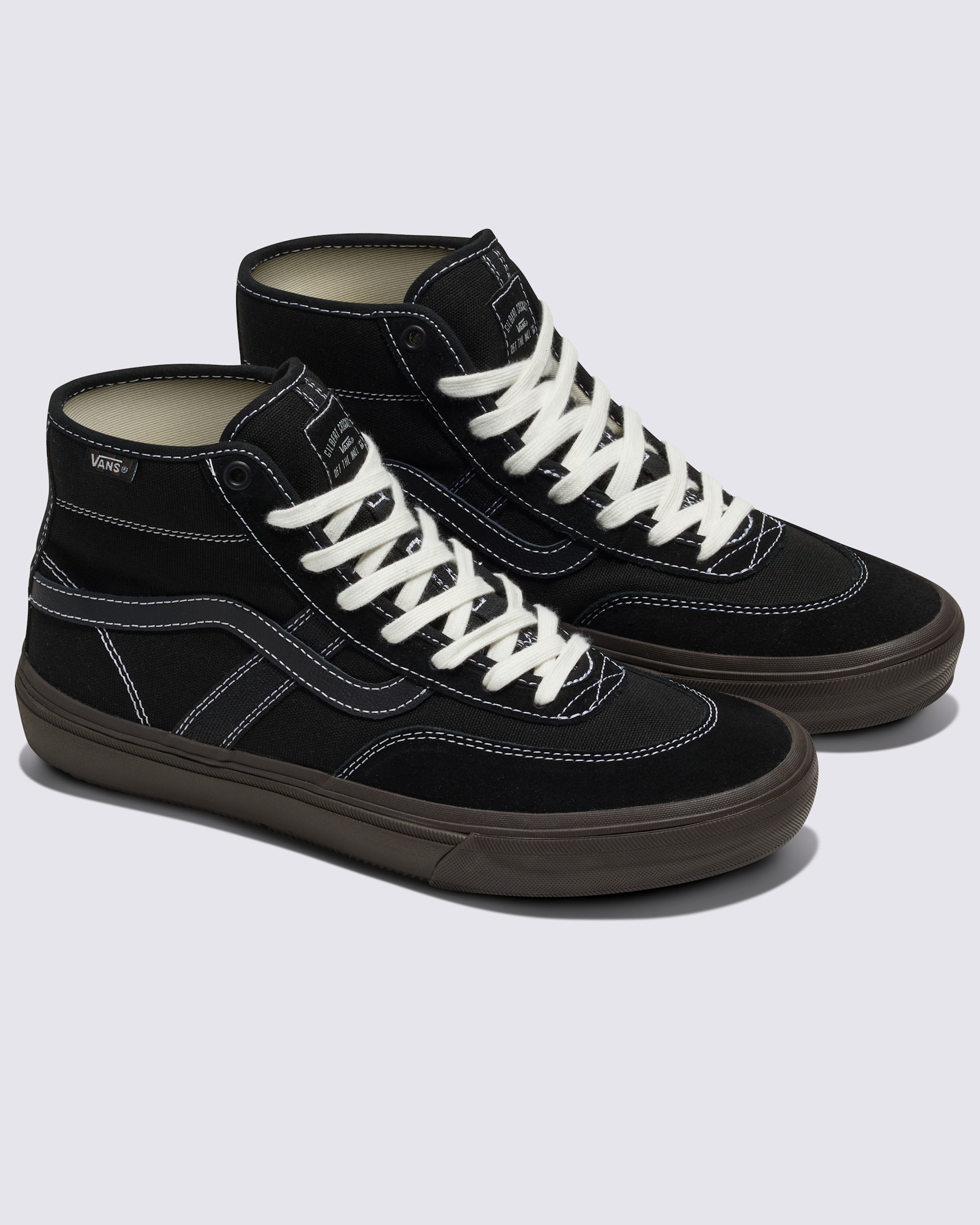 Skate Crockett High Shoe VANS Black  Chocolate Brown ALT1