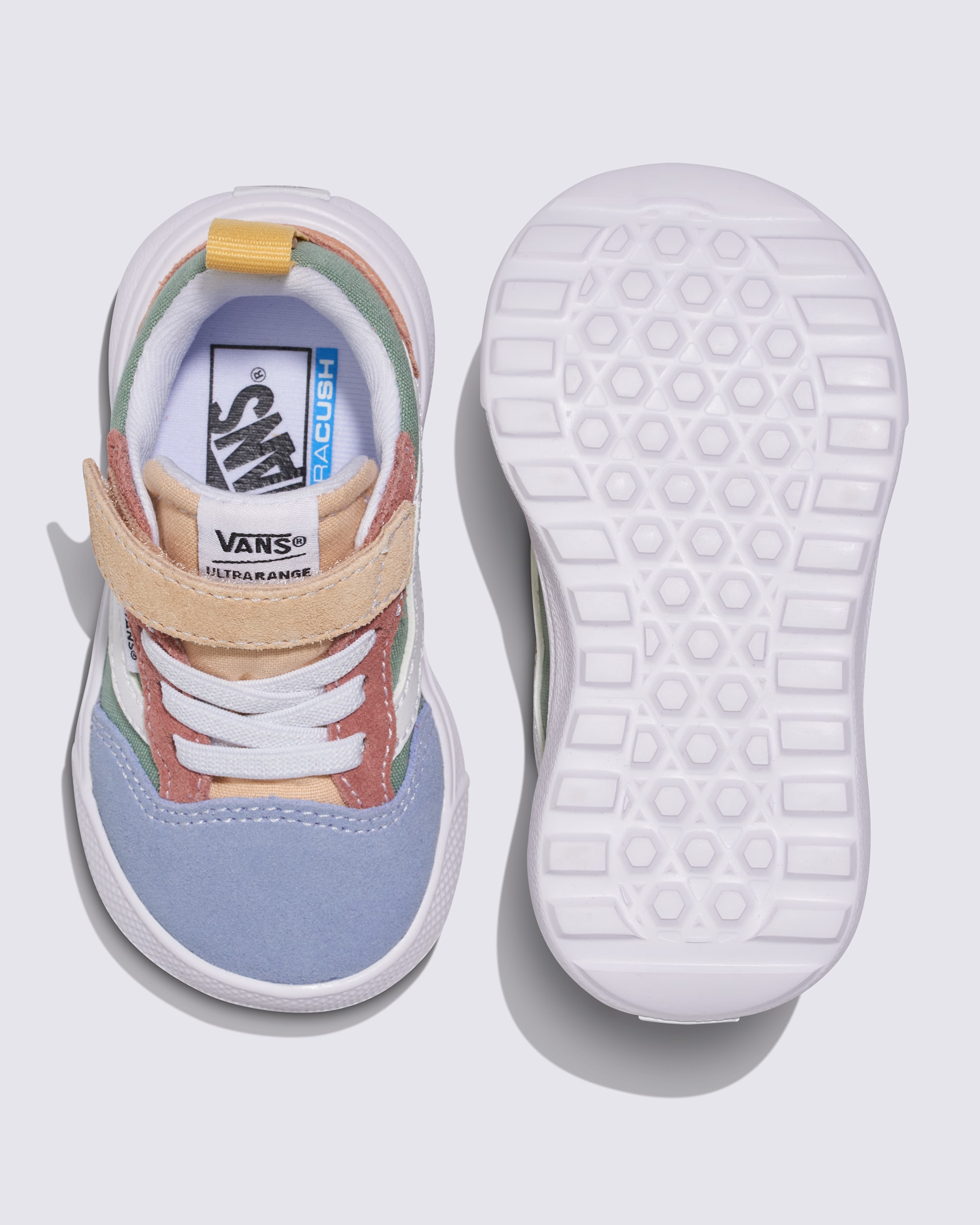 Toddler UltraRange V Shoe VANS Pastel Blue  Green  Orange ALT2