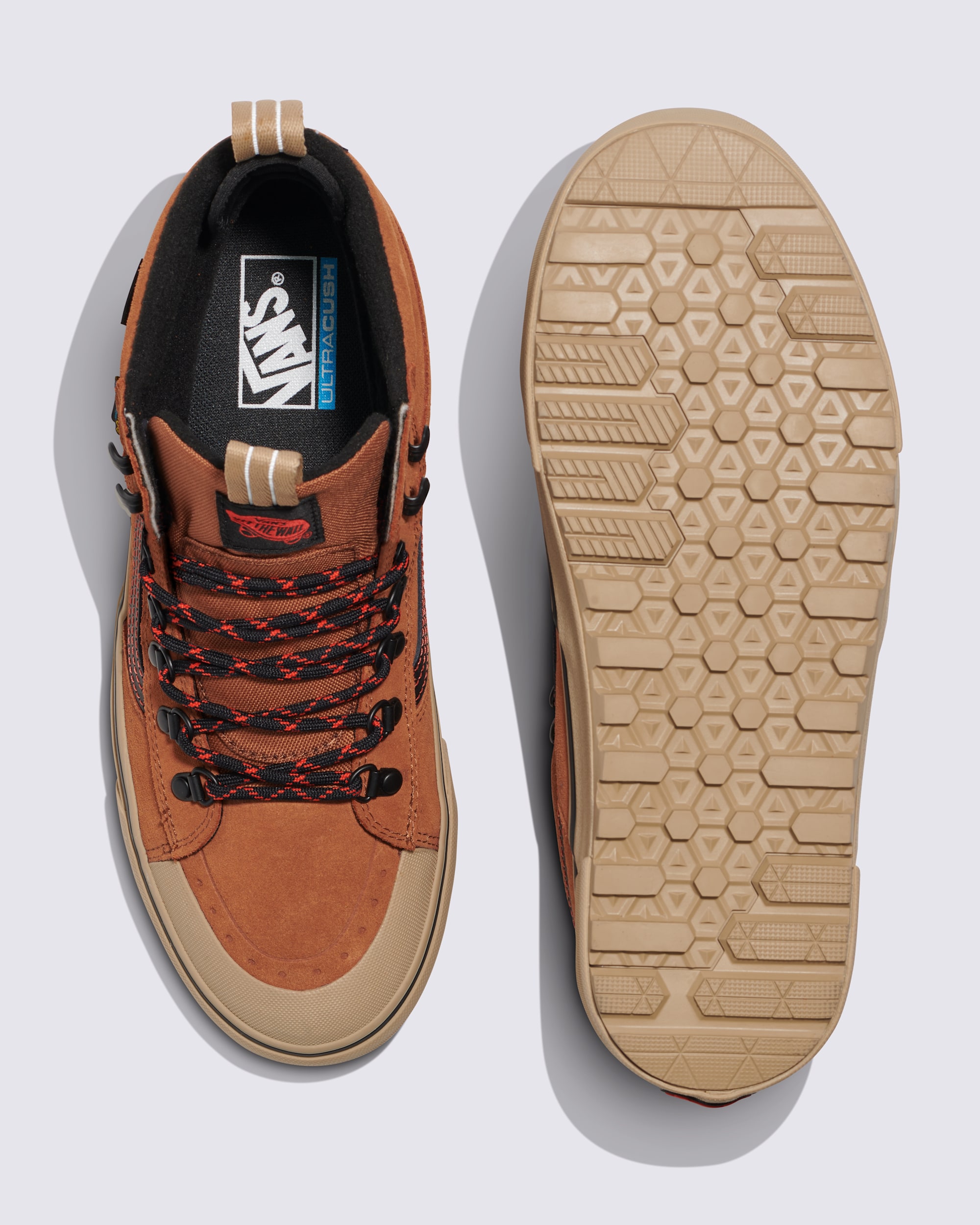 Sk8Hi Waterproof Insulated Shoe VANS Glazed Ginger Brown ALT2