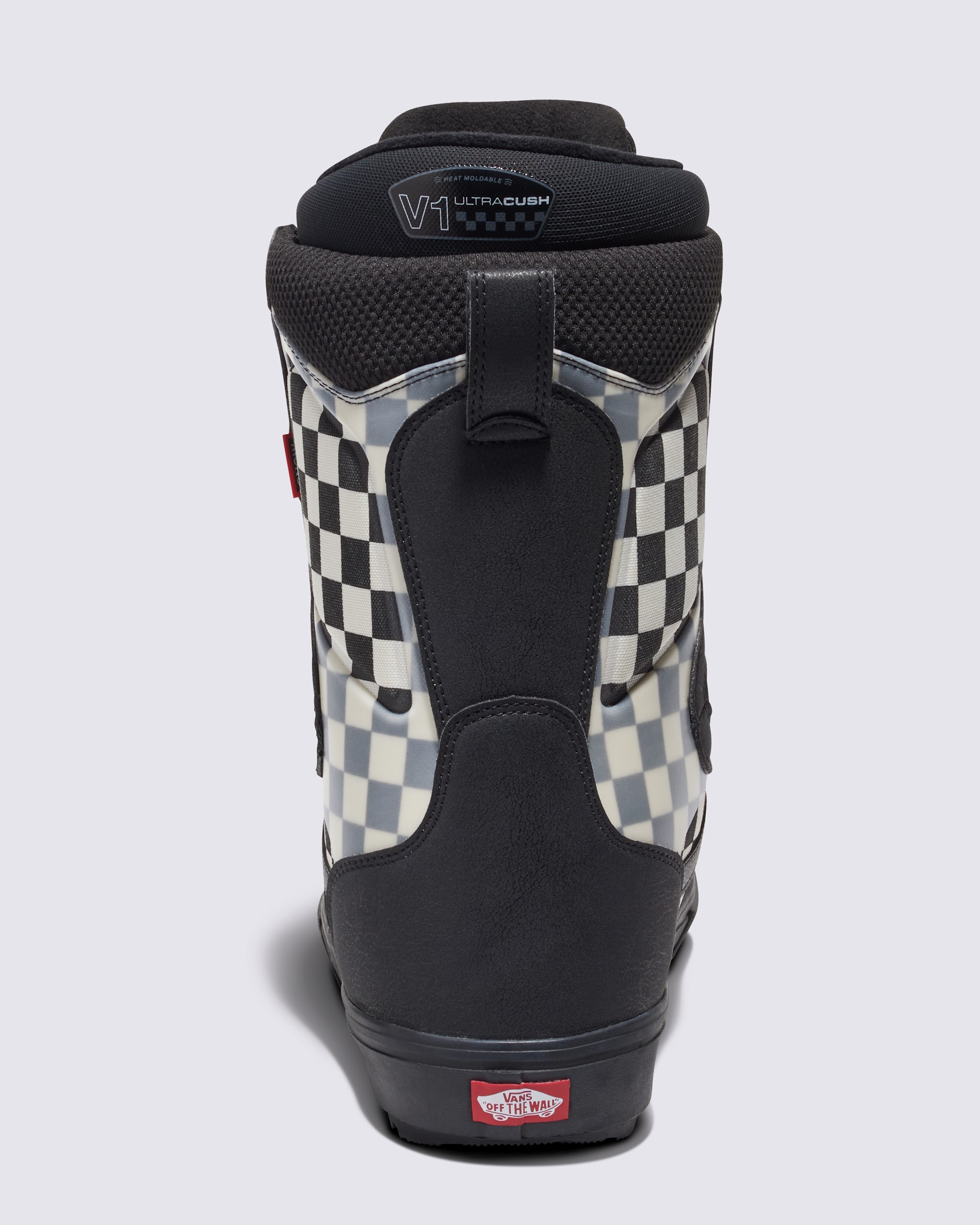 Aura OG Checkerboard Snowboard Boot in Black / White | Vans