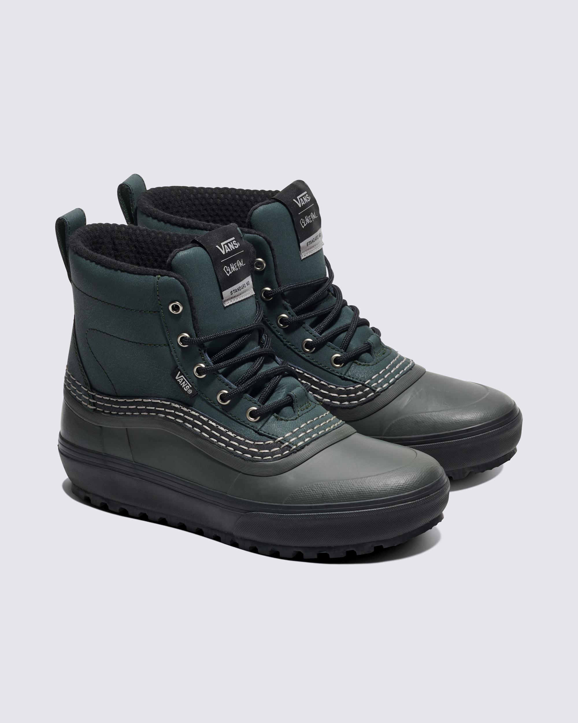 Standard Mid X Blake Paul Waterproof Boot VANS Forest Green  Black ALT1