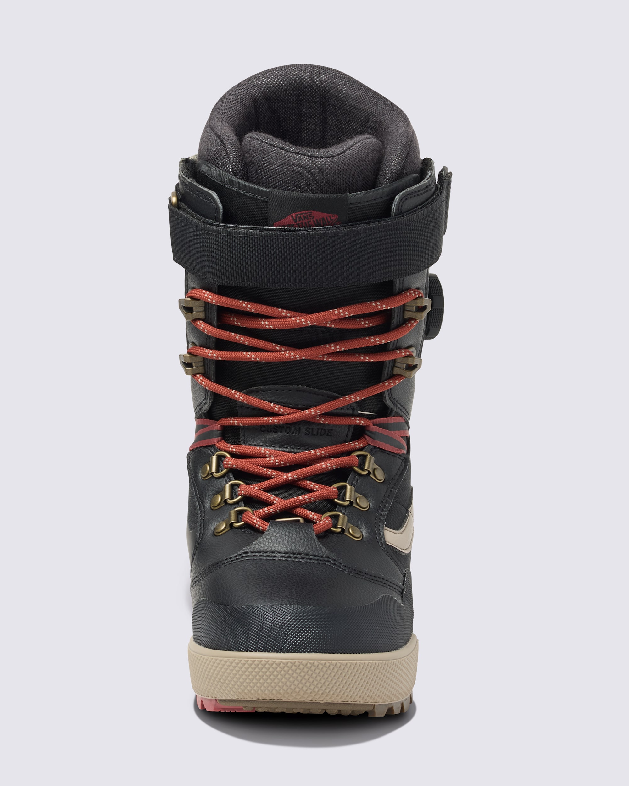 Womens Luna Ventana Pro Snowboard Boot in Black / Red / Beige | Vans