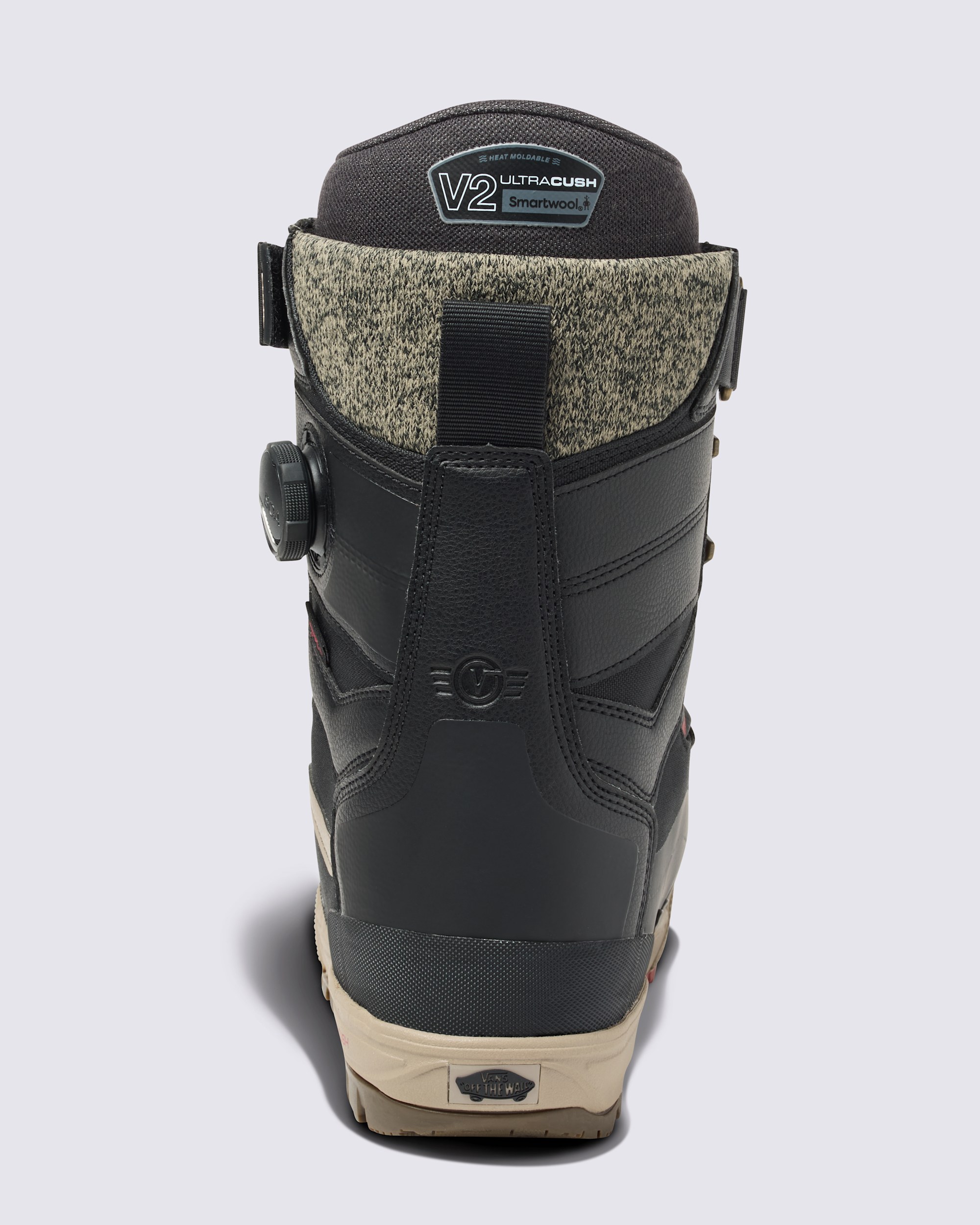 Womens Luna Ventana Pro Snowboard Boot in Black / Red / Beige | Vans