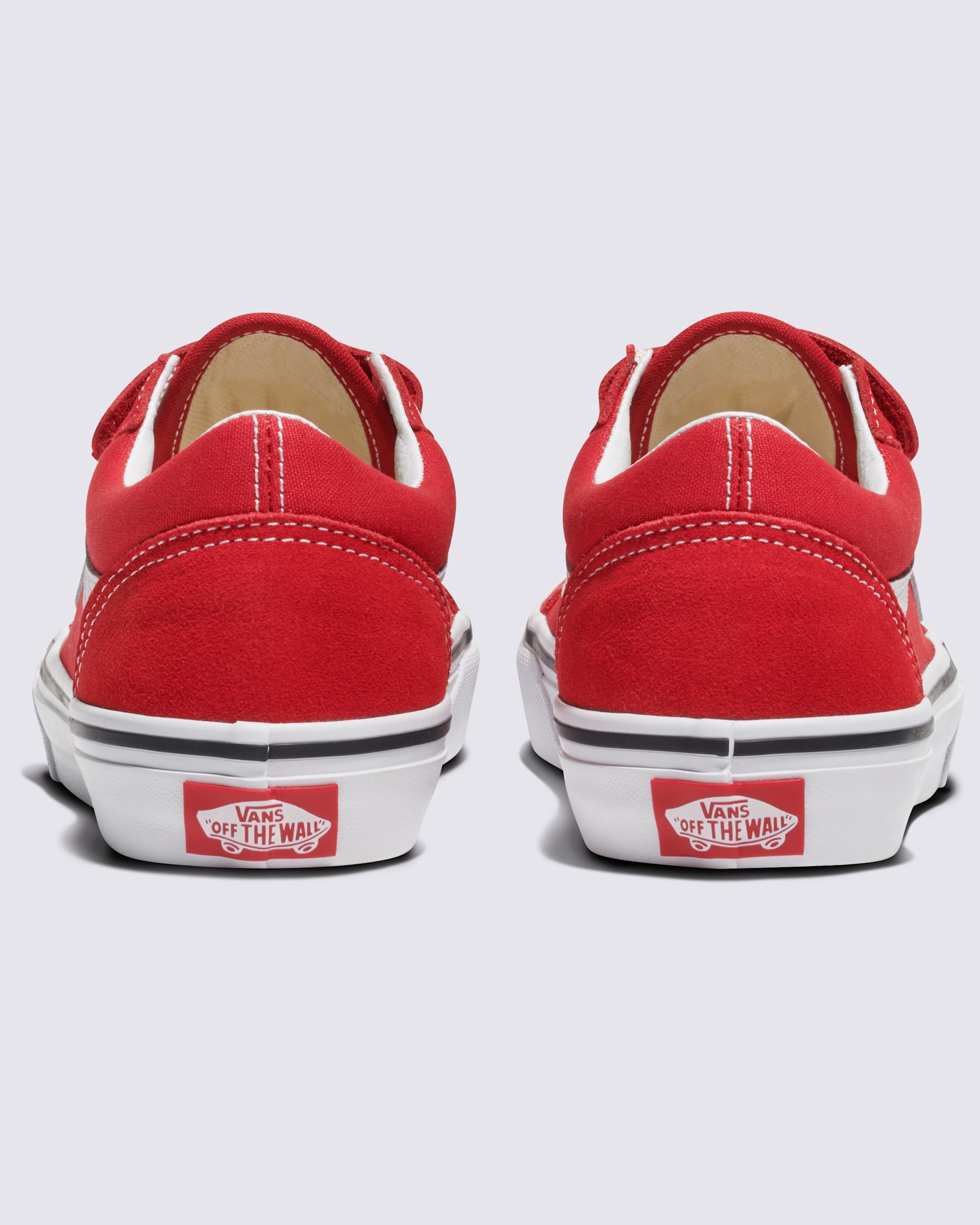 Big Kids Old Skool V Shoe VANS Racing Red ALT3