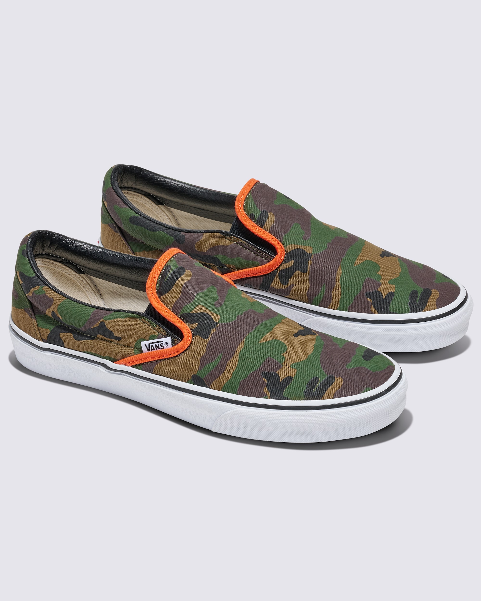 Customs Classic SlipOn Shoe VANS Camo Jungle Green ALT1