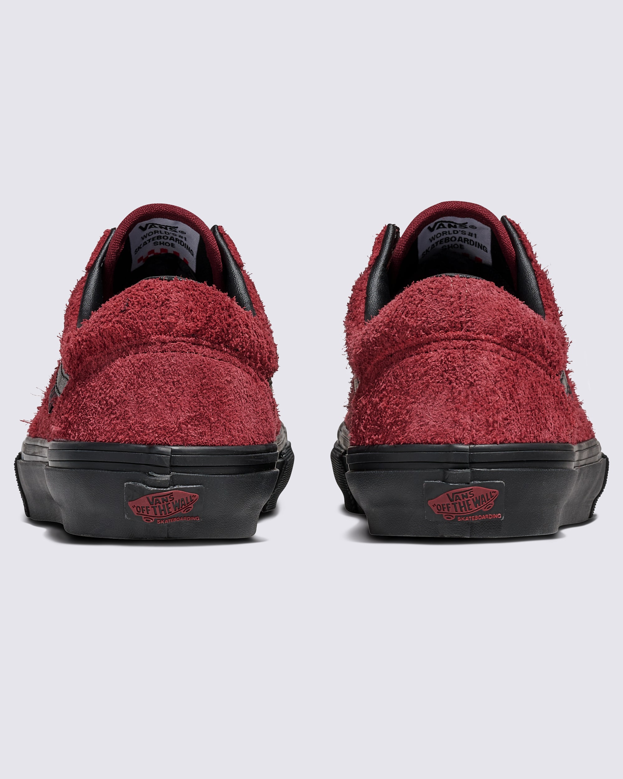 Skate Old Skool Suede Shoe VANS Burgundy Red ALT3