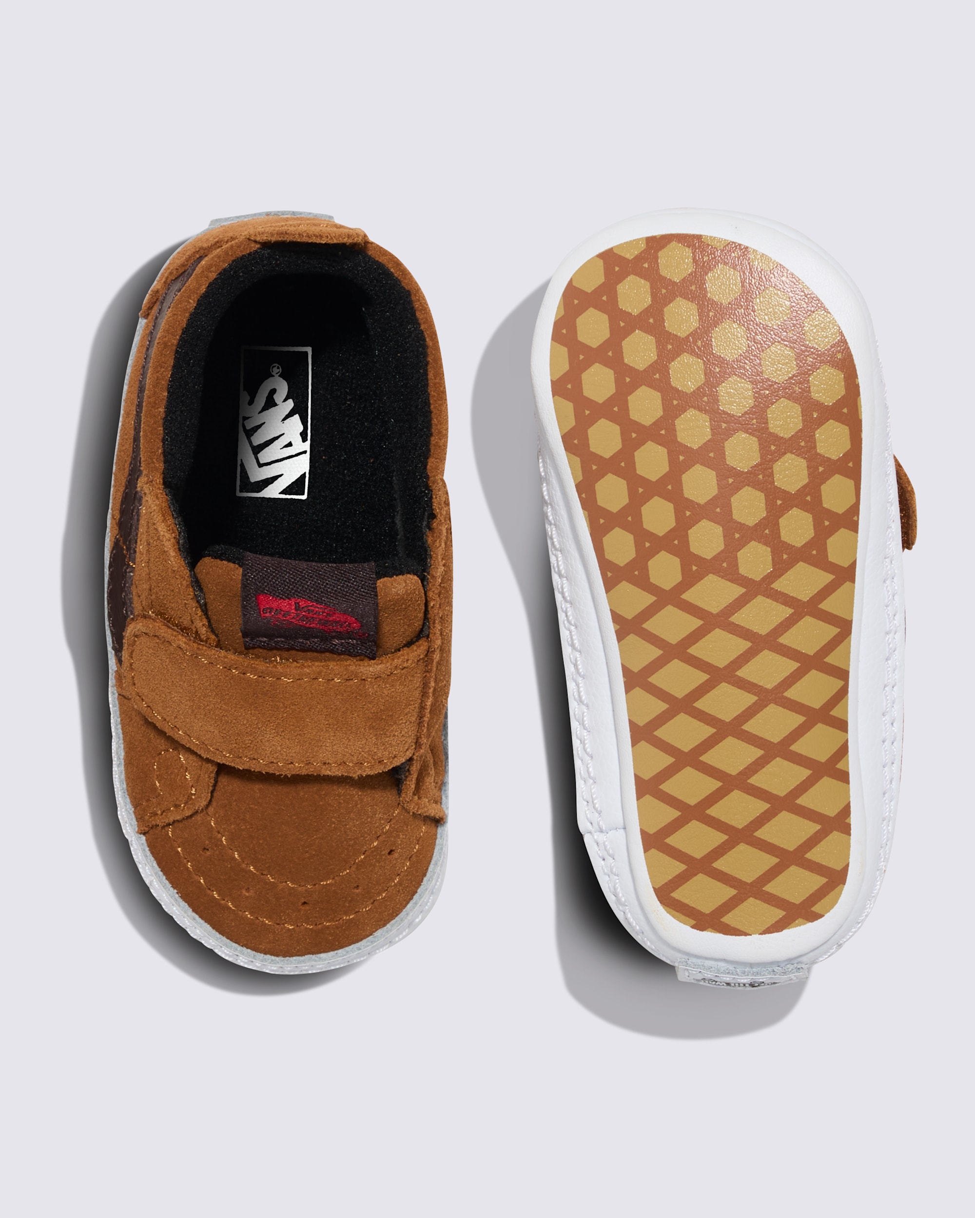 Infant Sk8Hi Crib Shoe VANS Glazed Ginger Brown ALT2