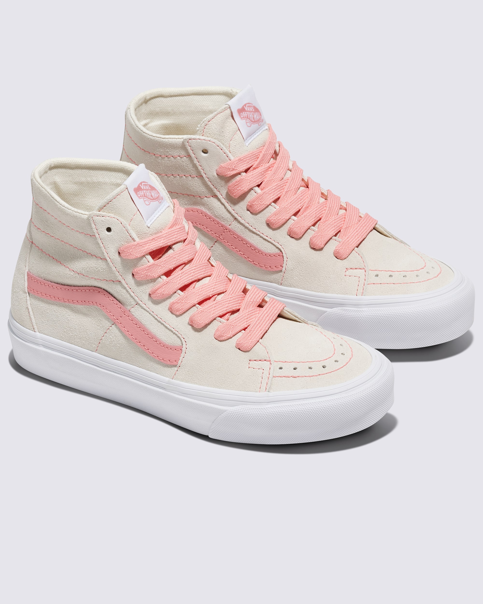 Sk8Hi Tapered Shoe VANS Egret Beige  Pink ALT1